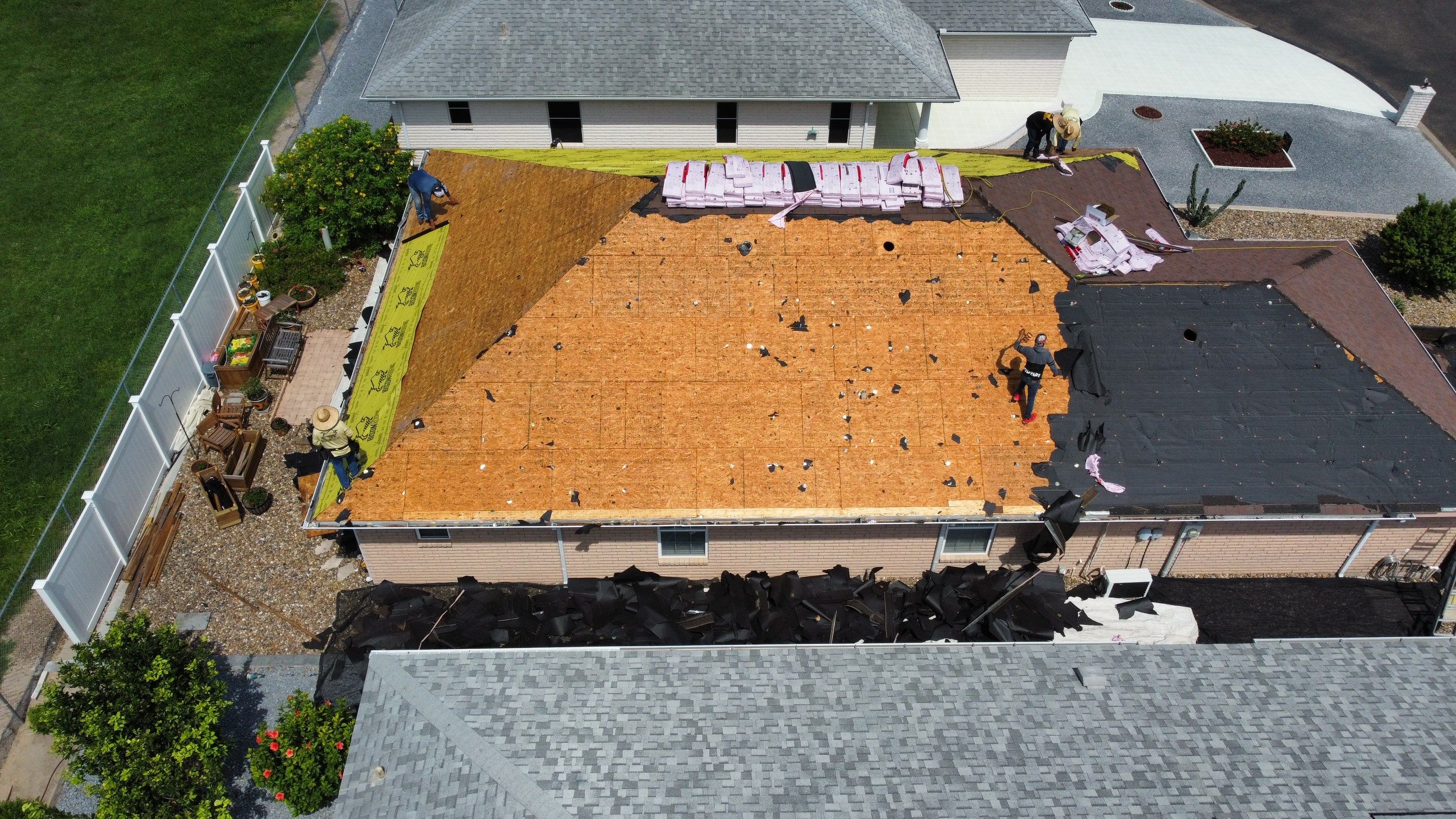 Mission Roof Project by Bison Roofing  