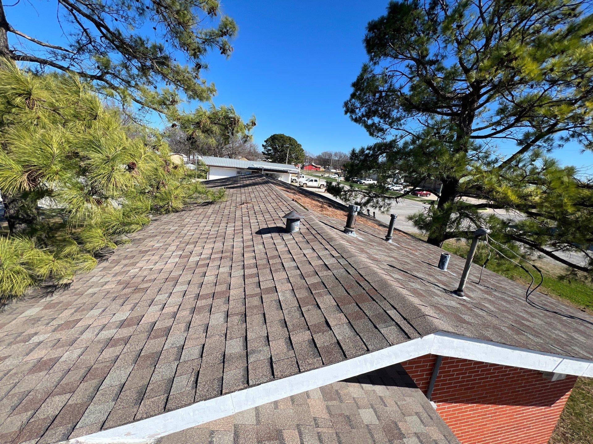 Roof replacement in Crowder, OK. by In & Out Construction & Remodeling, LLC