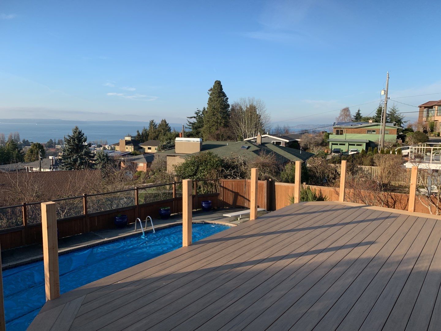 Alki Point - Glass & Azek by Alki deck builders 