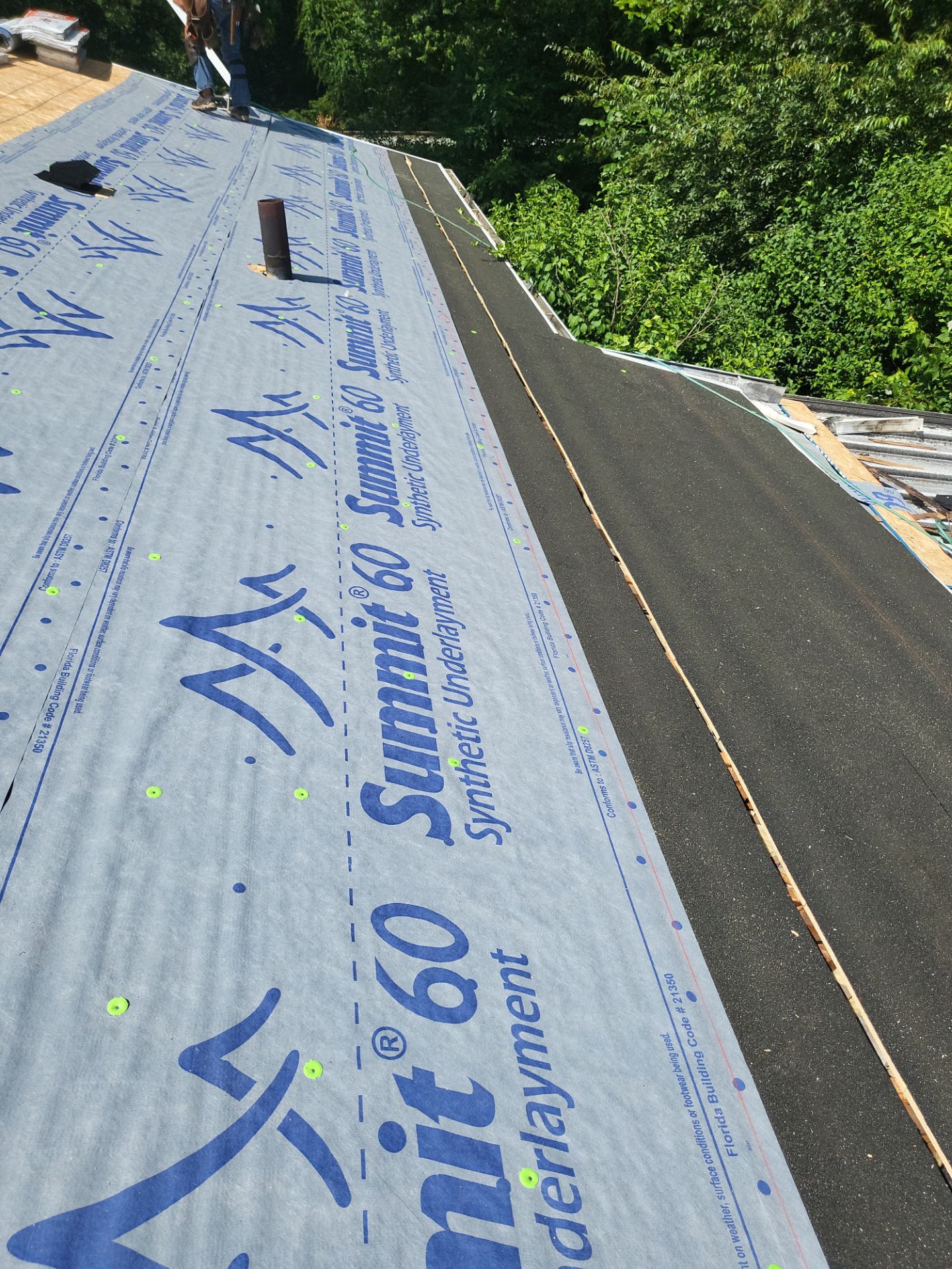 Atlas Pinnacle, Color, Coastal Granite, Drip Edge, Color, White by Eagle Eye Roofing