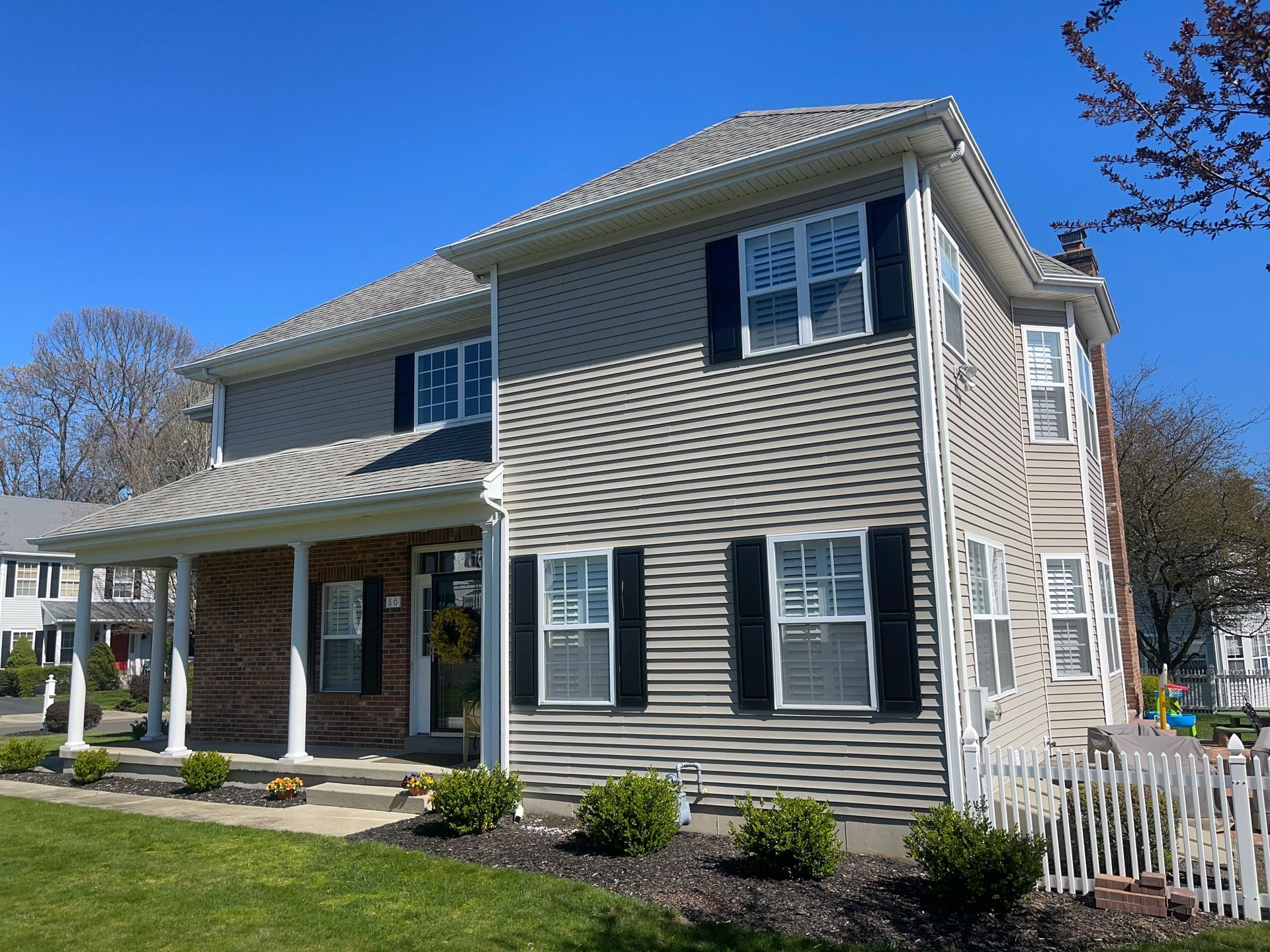 Residential Roofing Installation using Tamko Rustic Black by A Plus Exterior