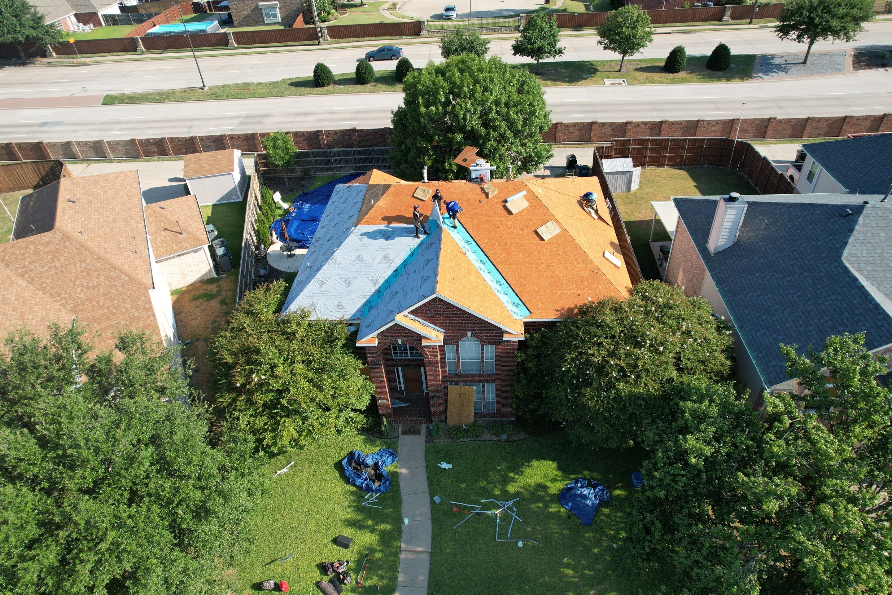 Project in Allen by Zeus Exteriors