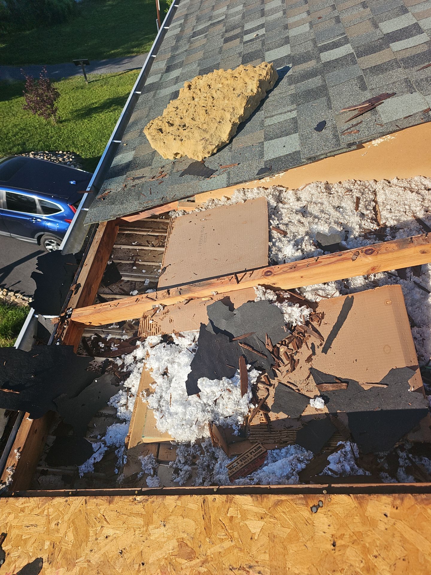Roof Replacement - Colonial Slate  by Winchester Roofing