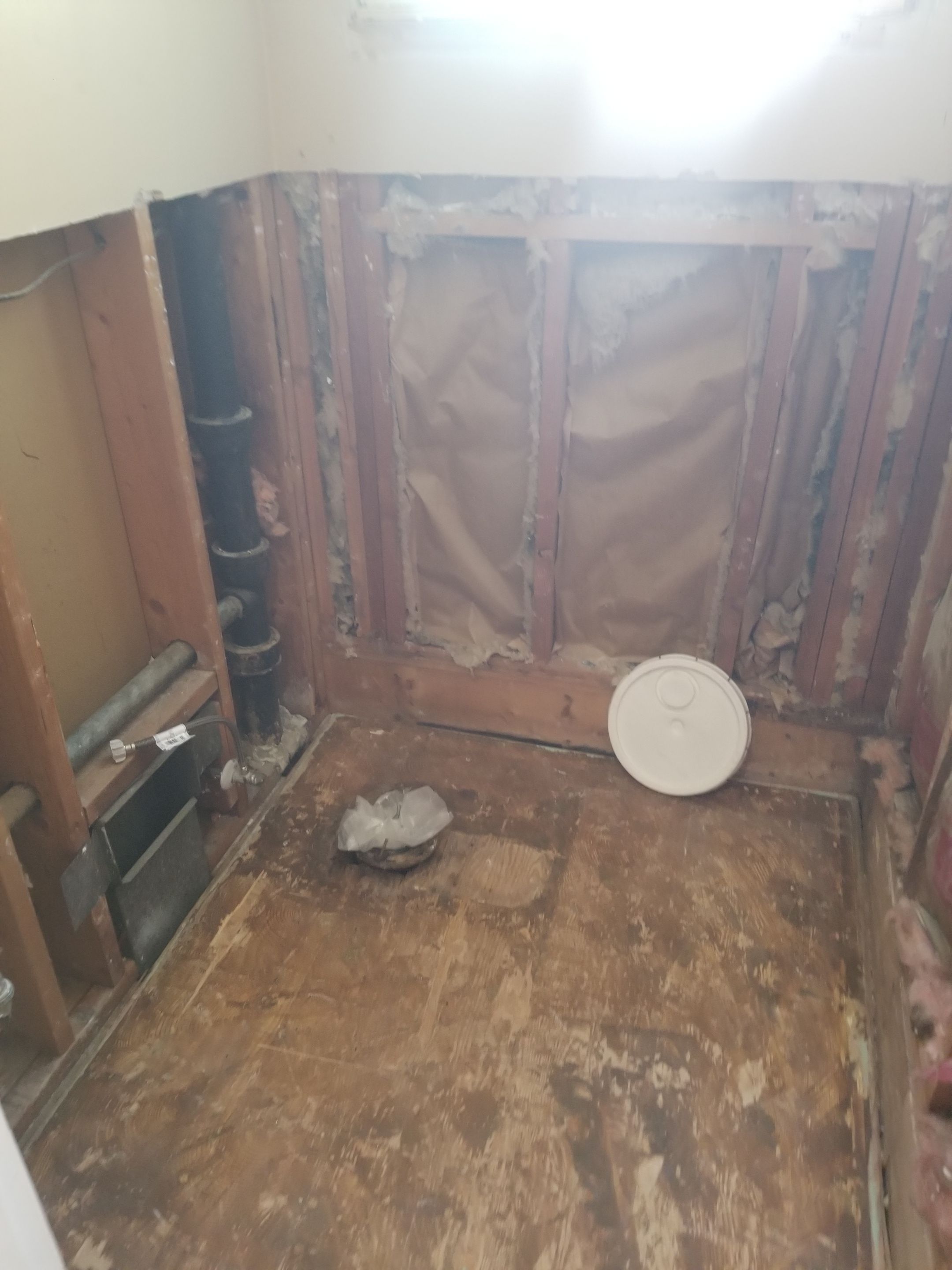 Remodel full bathroom new tile walk in shower plus 2nd half bath Powder room in Livonia, MI by Northwest Construction