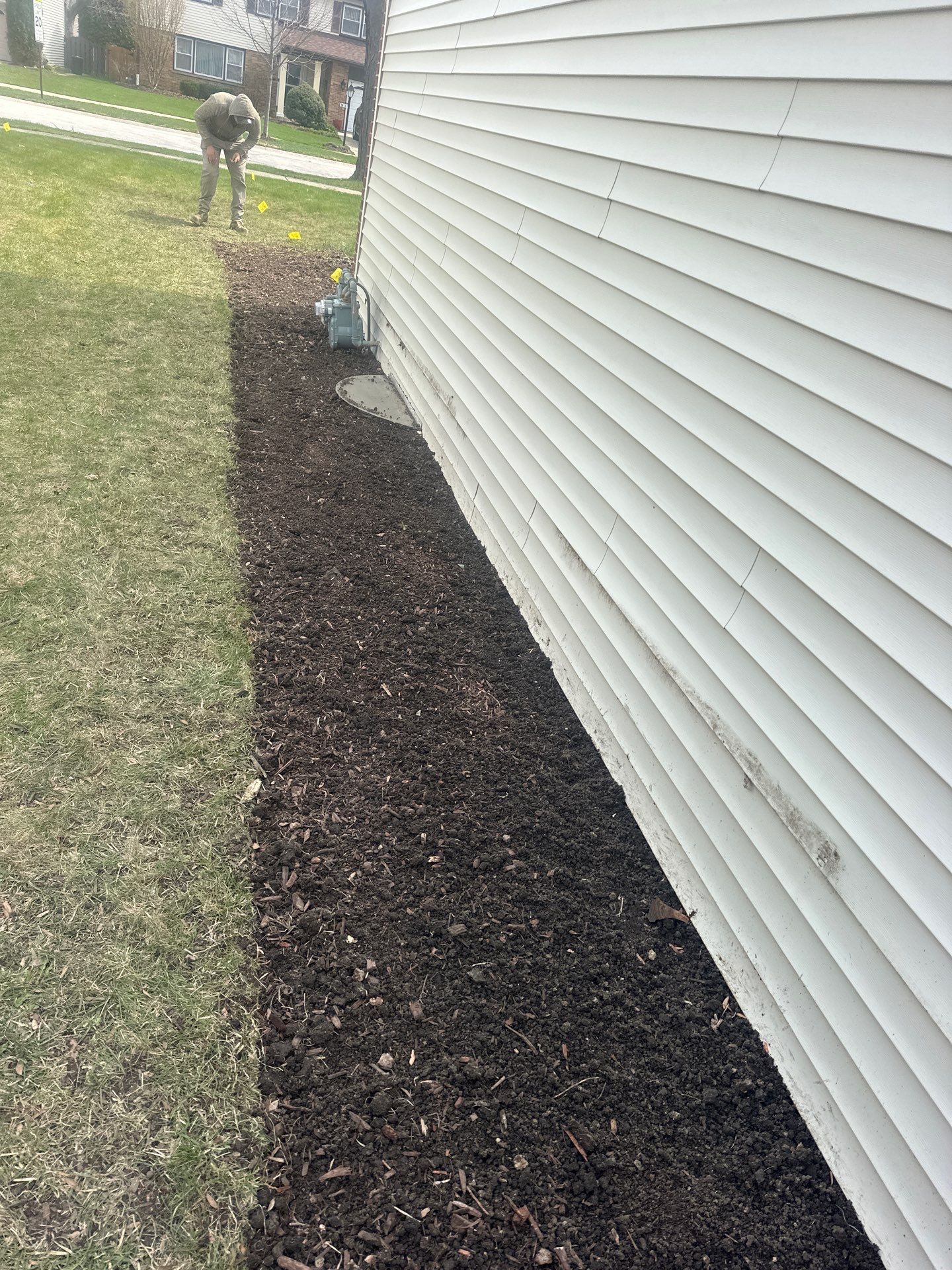 French drain and Sump pump reroute to flo well by A&N
