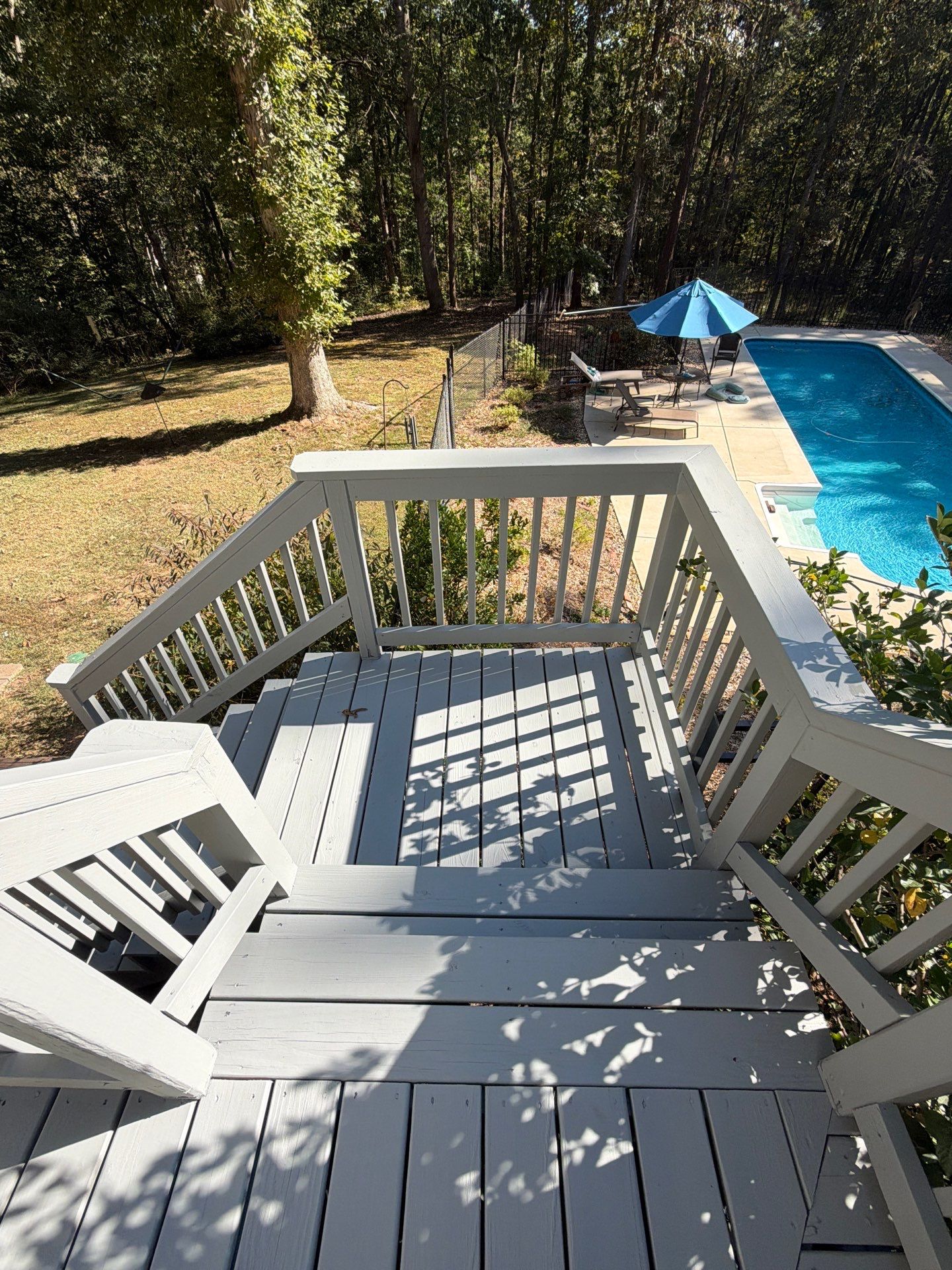 Multi-Level Deck Restoration and Staining Project in Canton, Georgia by Swift Home Renovations 