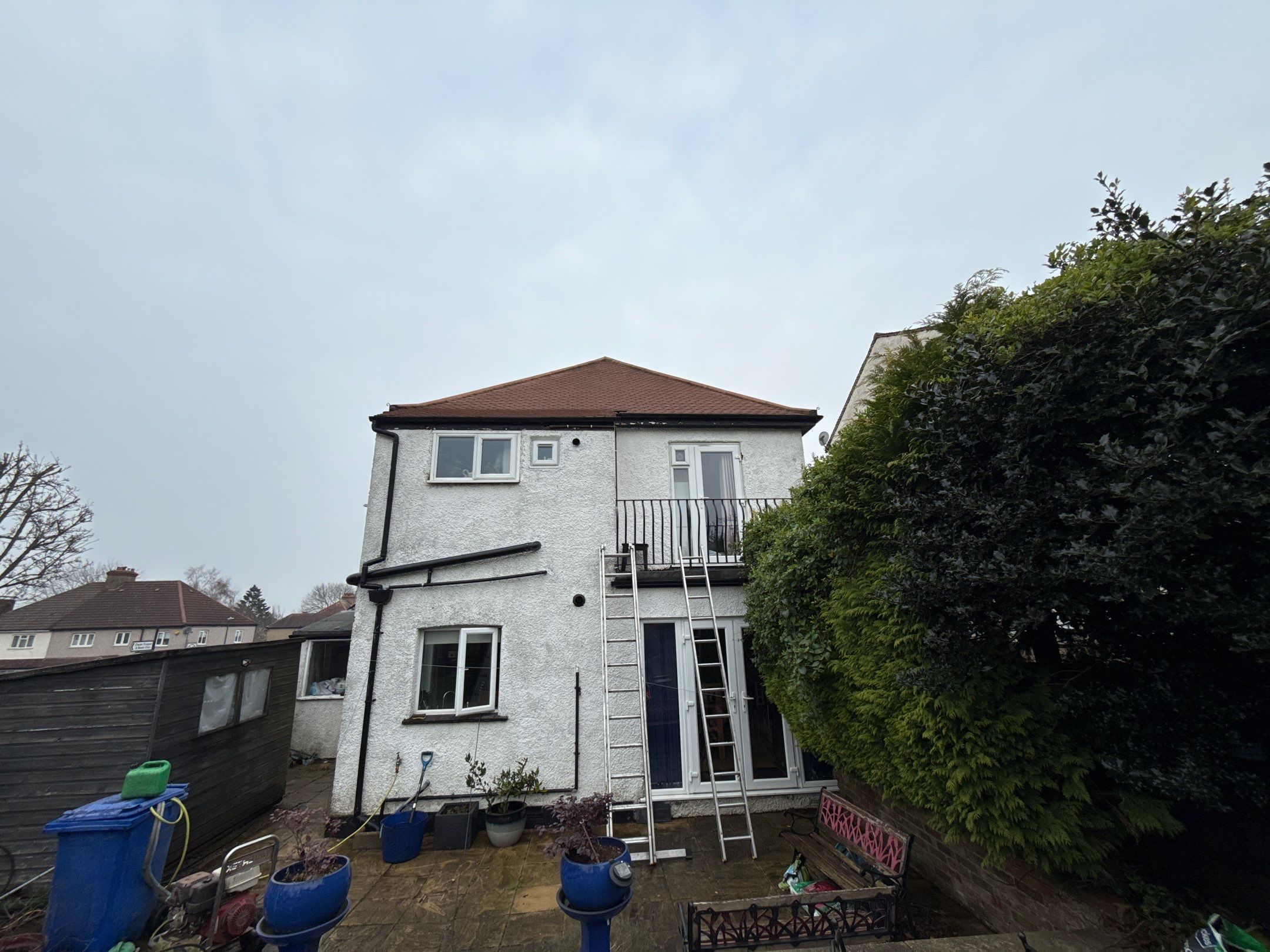 Roof Clean  - Moss Removal - Gutter Clean using Honda 15lpm Low Pressure Washing Machine by Ges Exterior Cleaning ltd