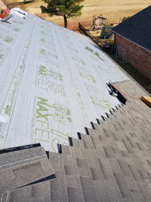 Residential Roofing Installation using Malarkey 
