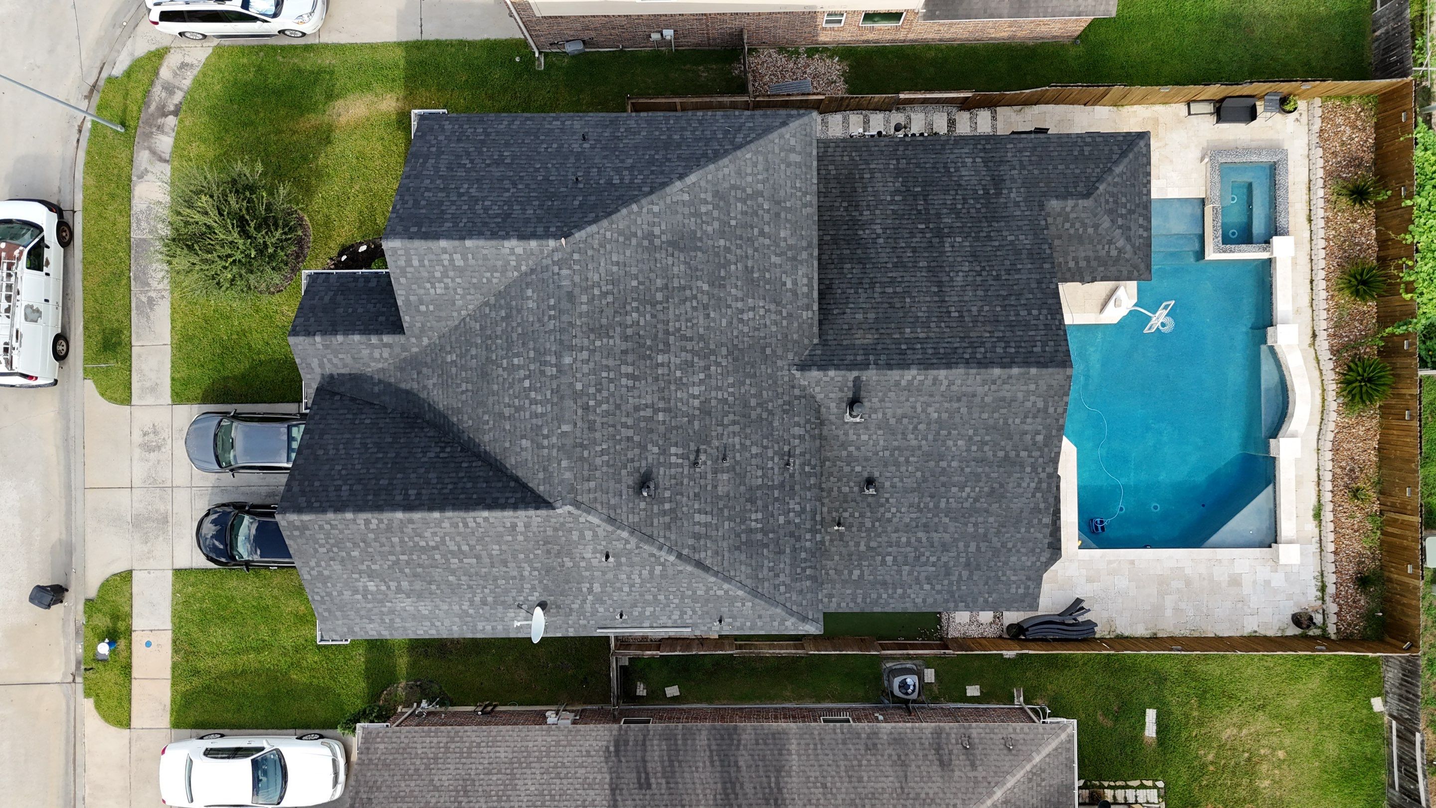 Residential Roofing Installation using IKO Dynasty by Core Four Roofing