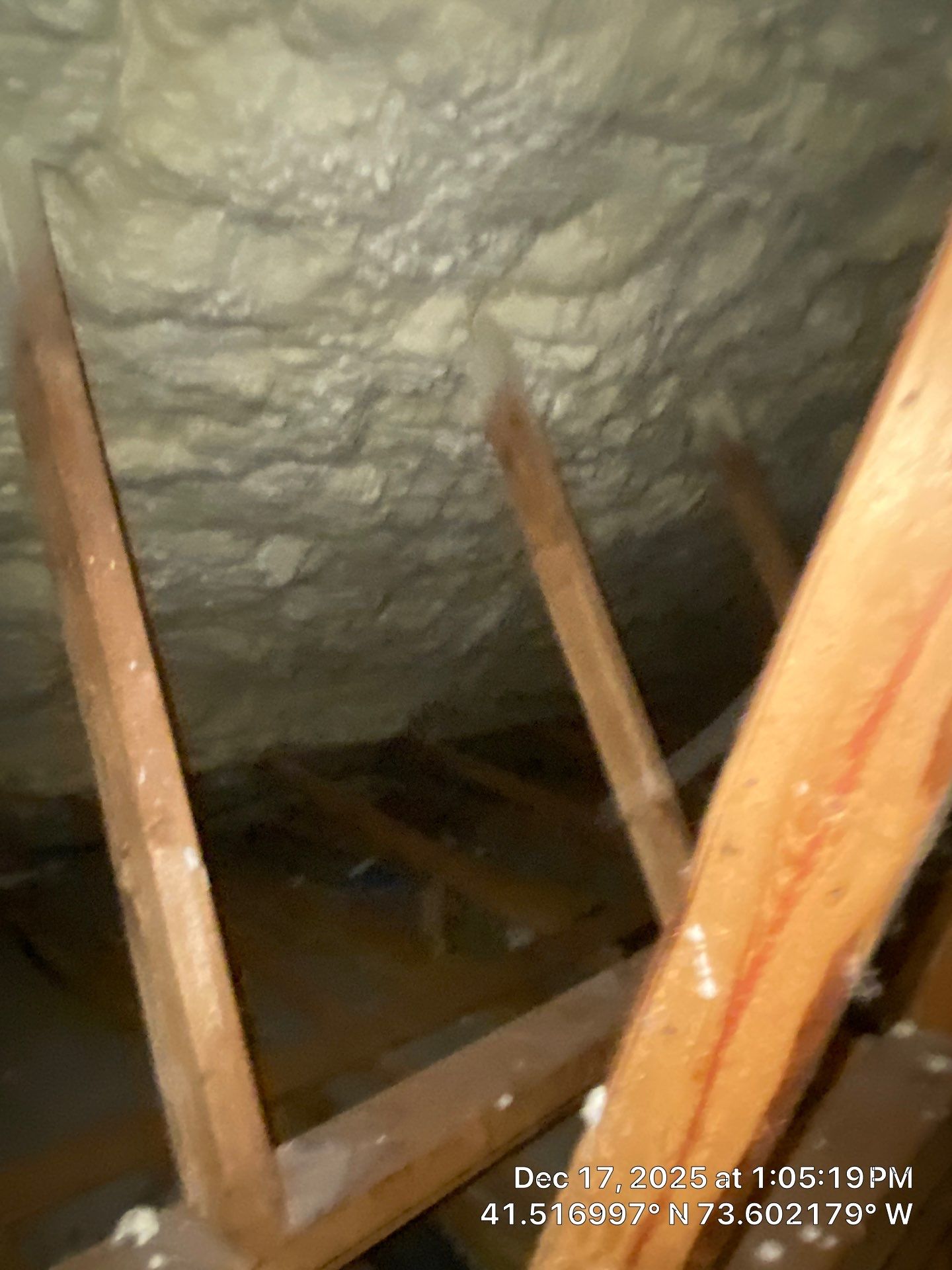 Attic Insulation using open cell spray foam by NYS Foam & Energy