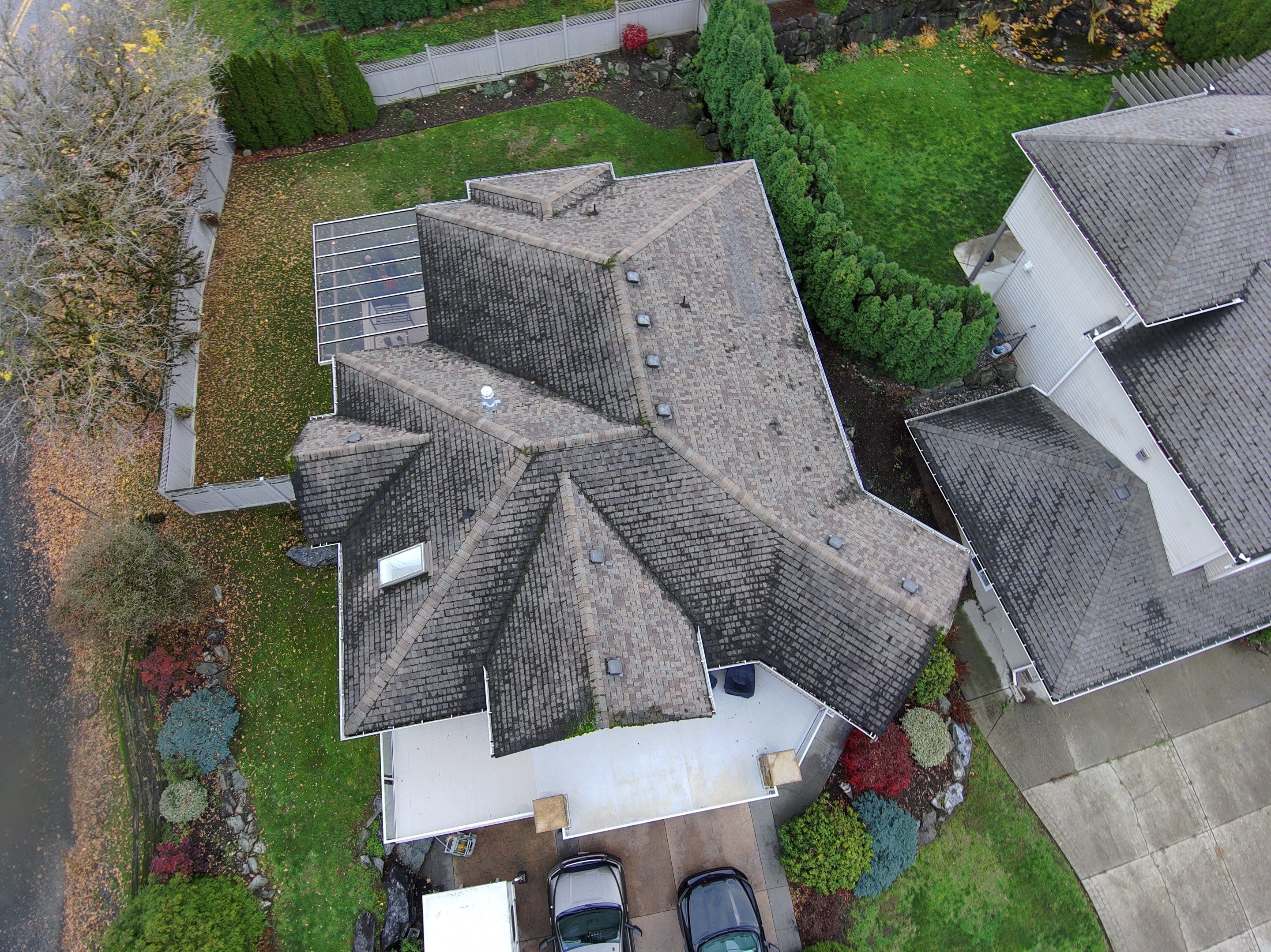 Residential Re-Roof using GAF Weathered Wood HDZ by Top Notch Roofing Inc