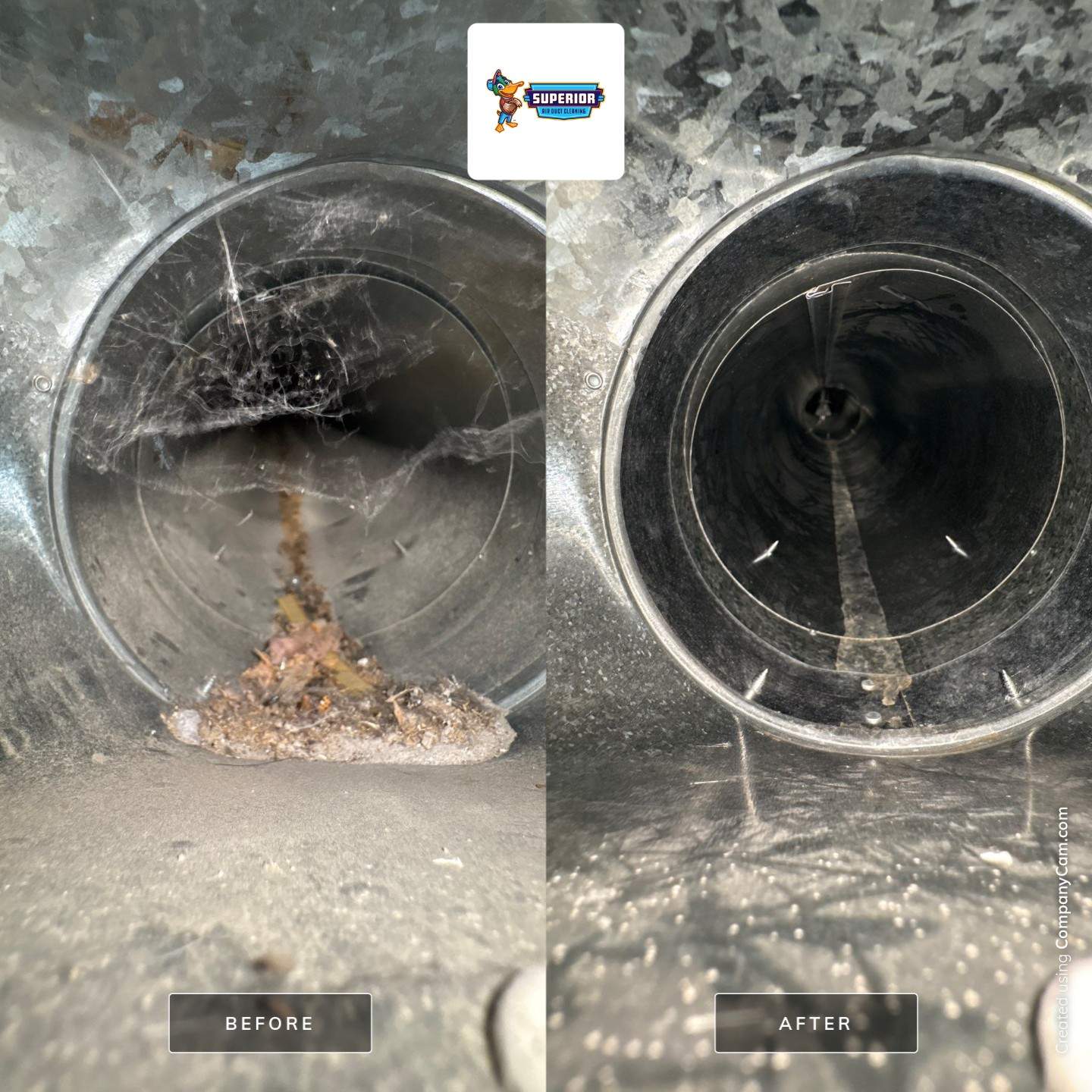 Air Duct Cleaning With a Vacuum Truck in New Castle, PA by Superior Air Duct Cleaning