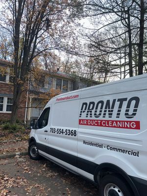 Air duct cleaning using Hypervac