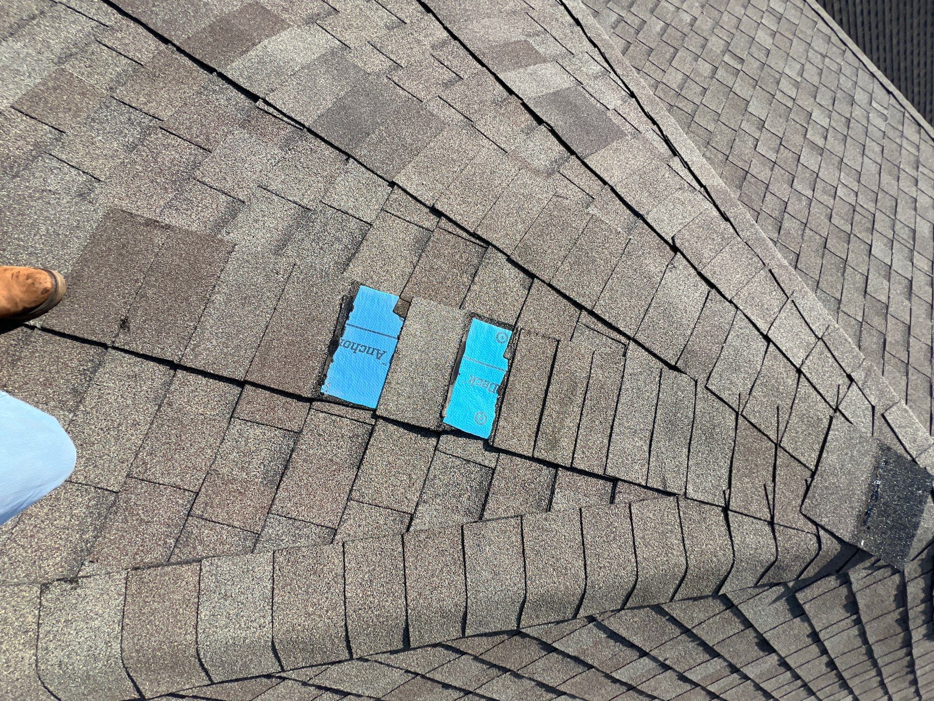 Hail Damage using Owen's Corning Duration (Lifetime) Shingles by Roof Repair Services LLC
