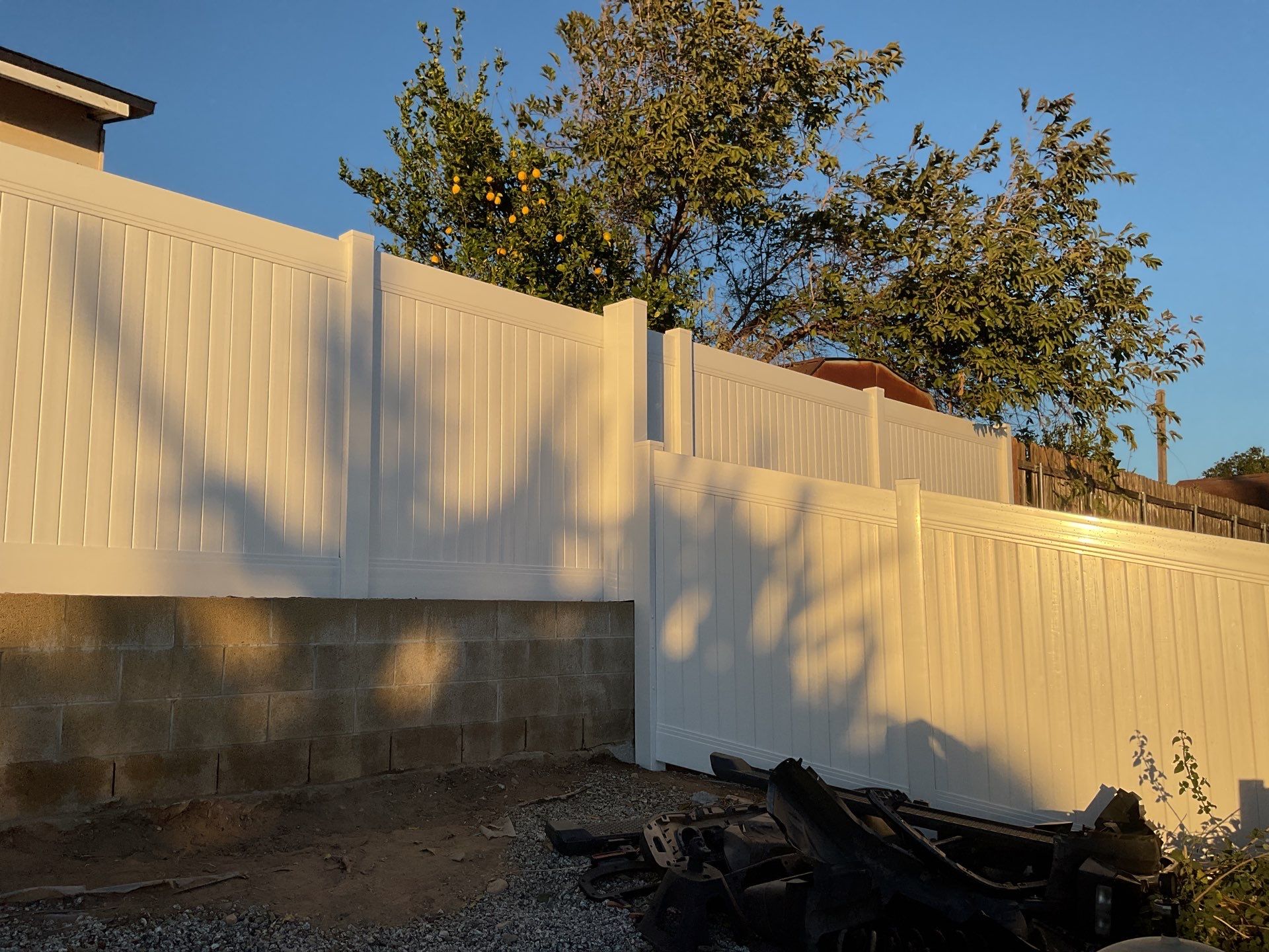 6ft White Privacy Fence  by Fence Guys Inc. 