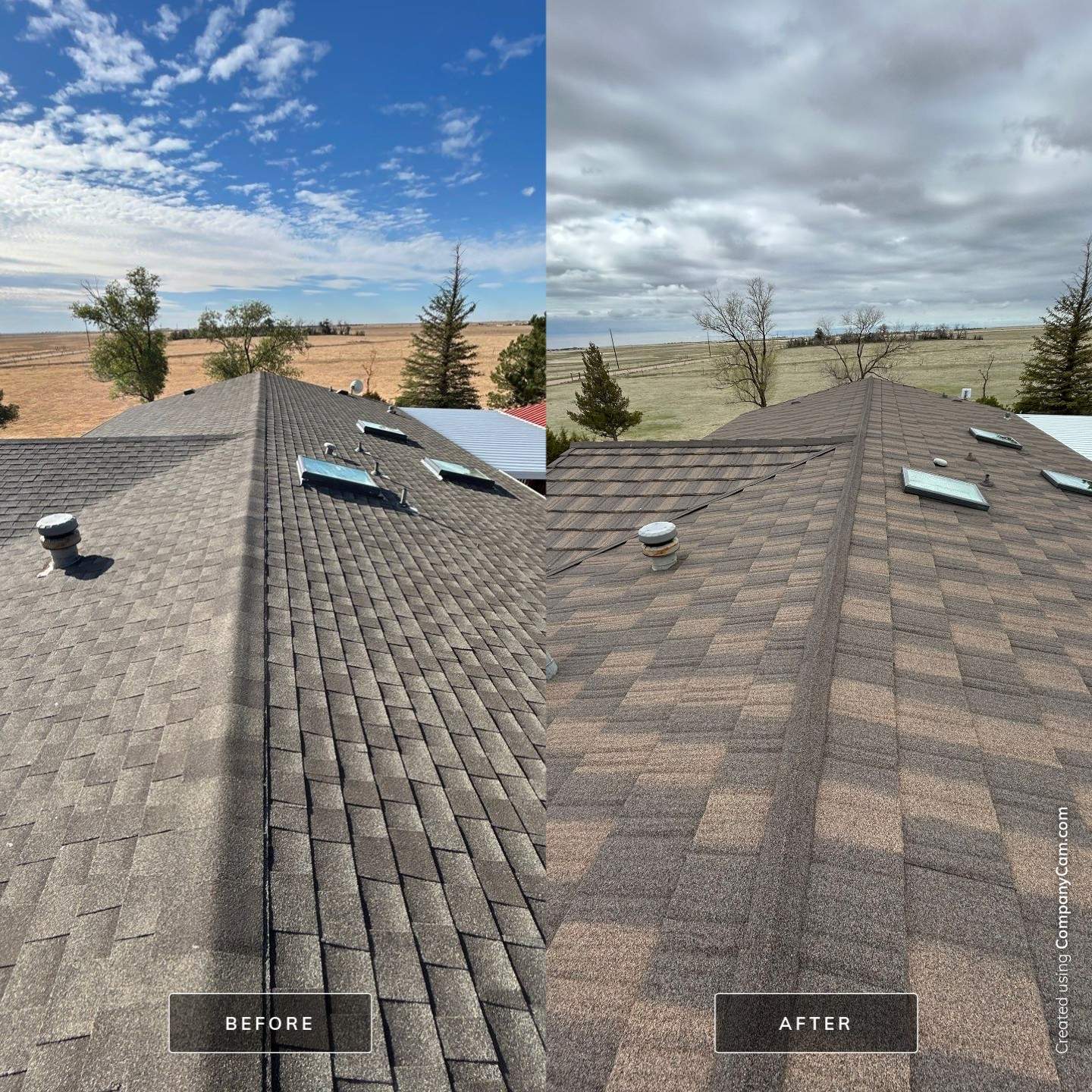 Re-roof Project in Rush by Old World Roofing