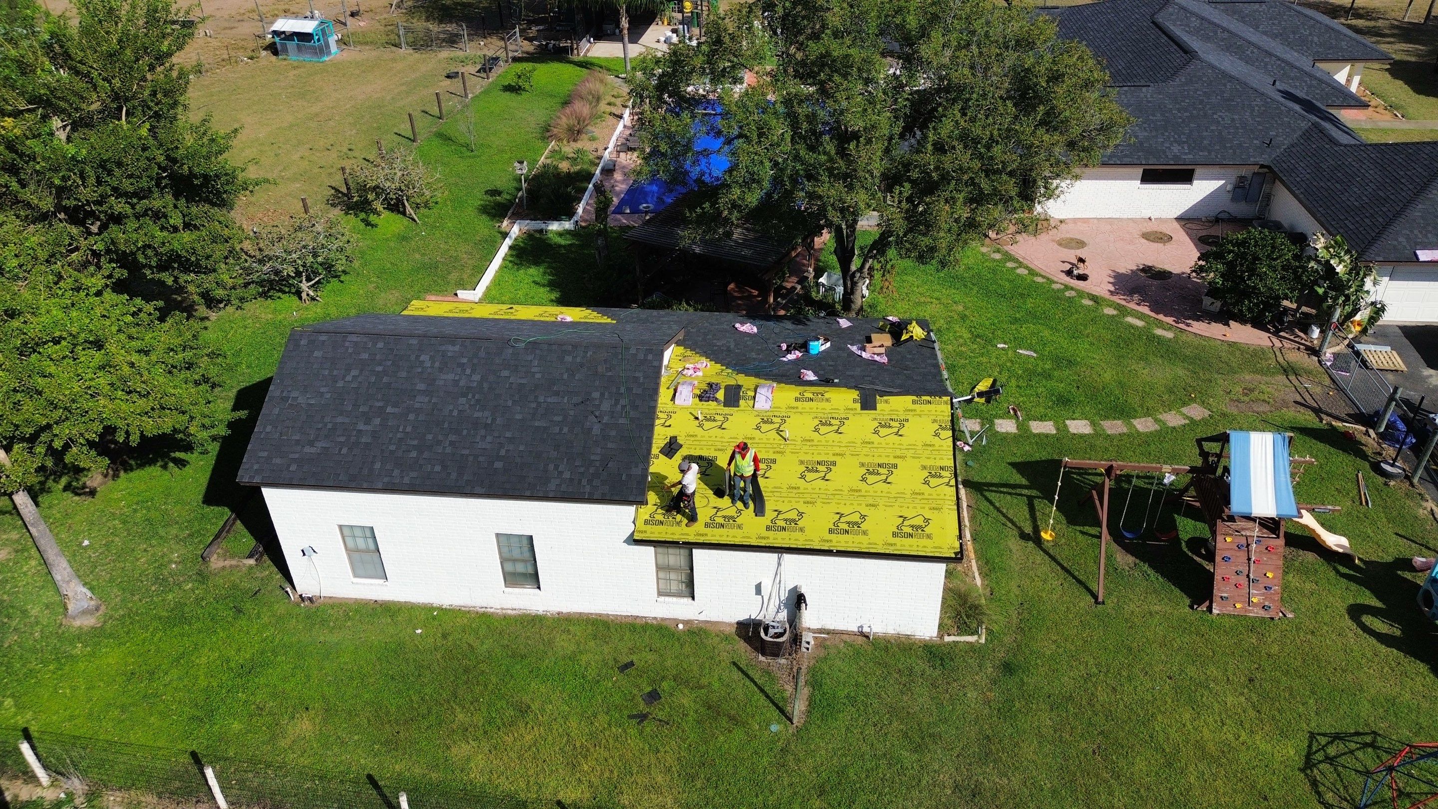 McAllen Roof Project by Bison Roofing  