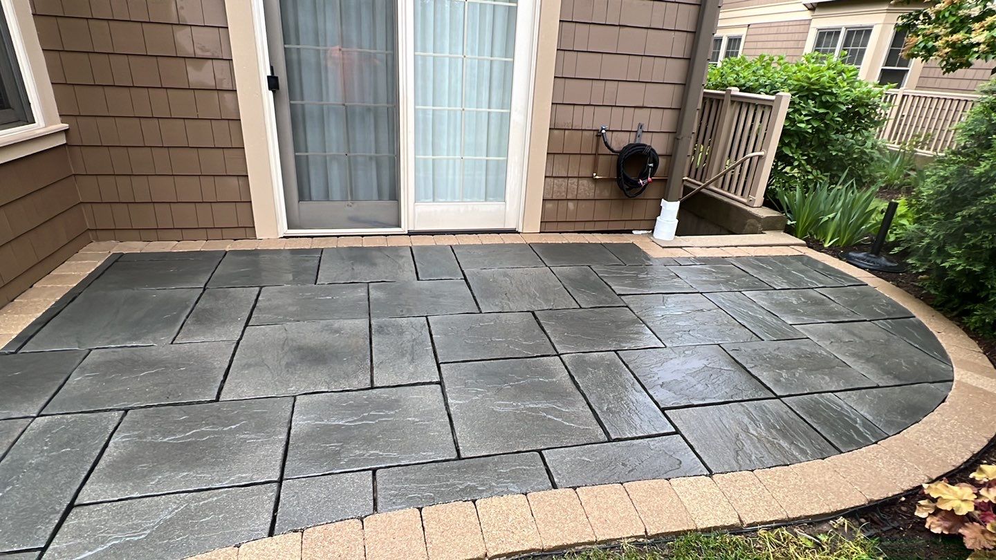 Glenview, IL Patio Clean, sand seal.  by Northern Power Washing LLC.