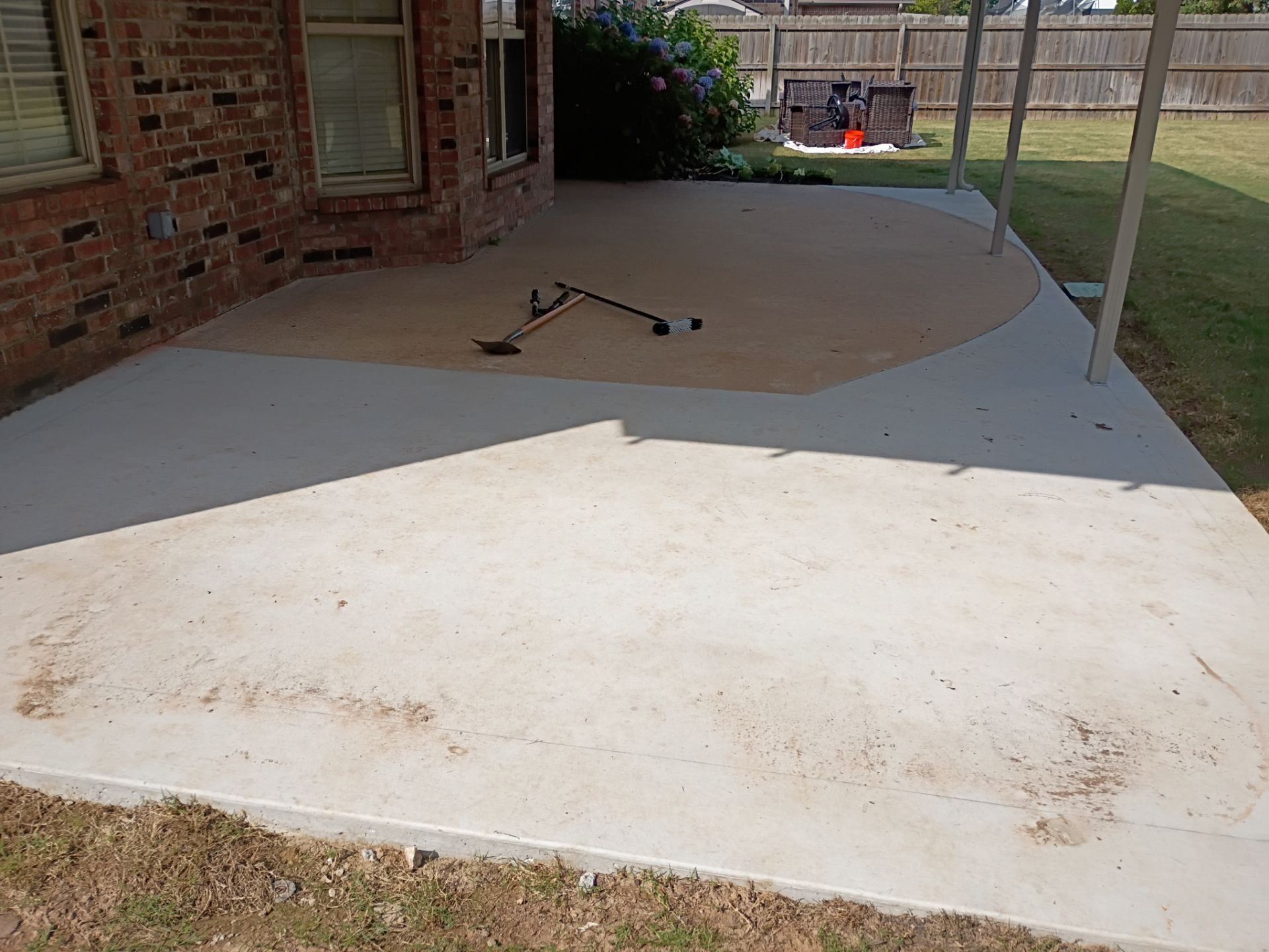 Project in Rogers by Pace X Concrete Coatings