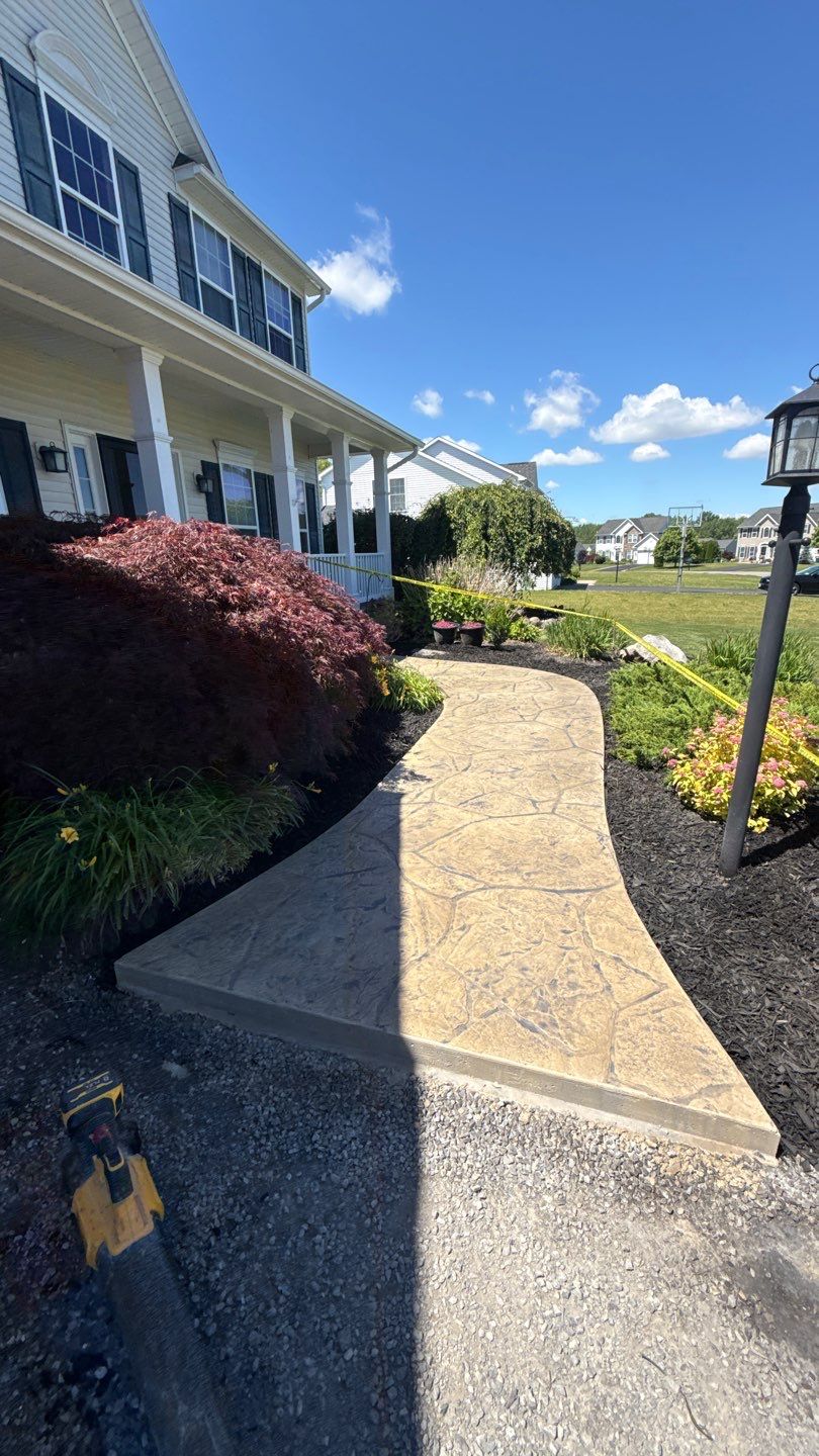 Appalachian Flagstone Stamp  by NG Masonry & Construction LLC