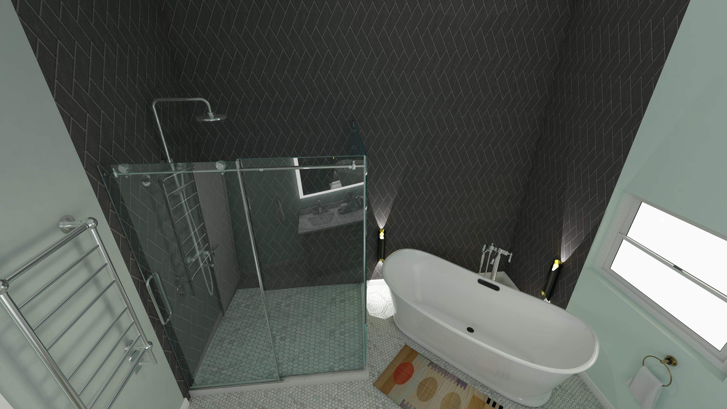 Bathroom Remodel using Tile by Home Concepts Construction