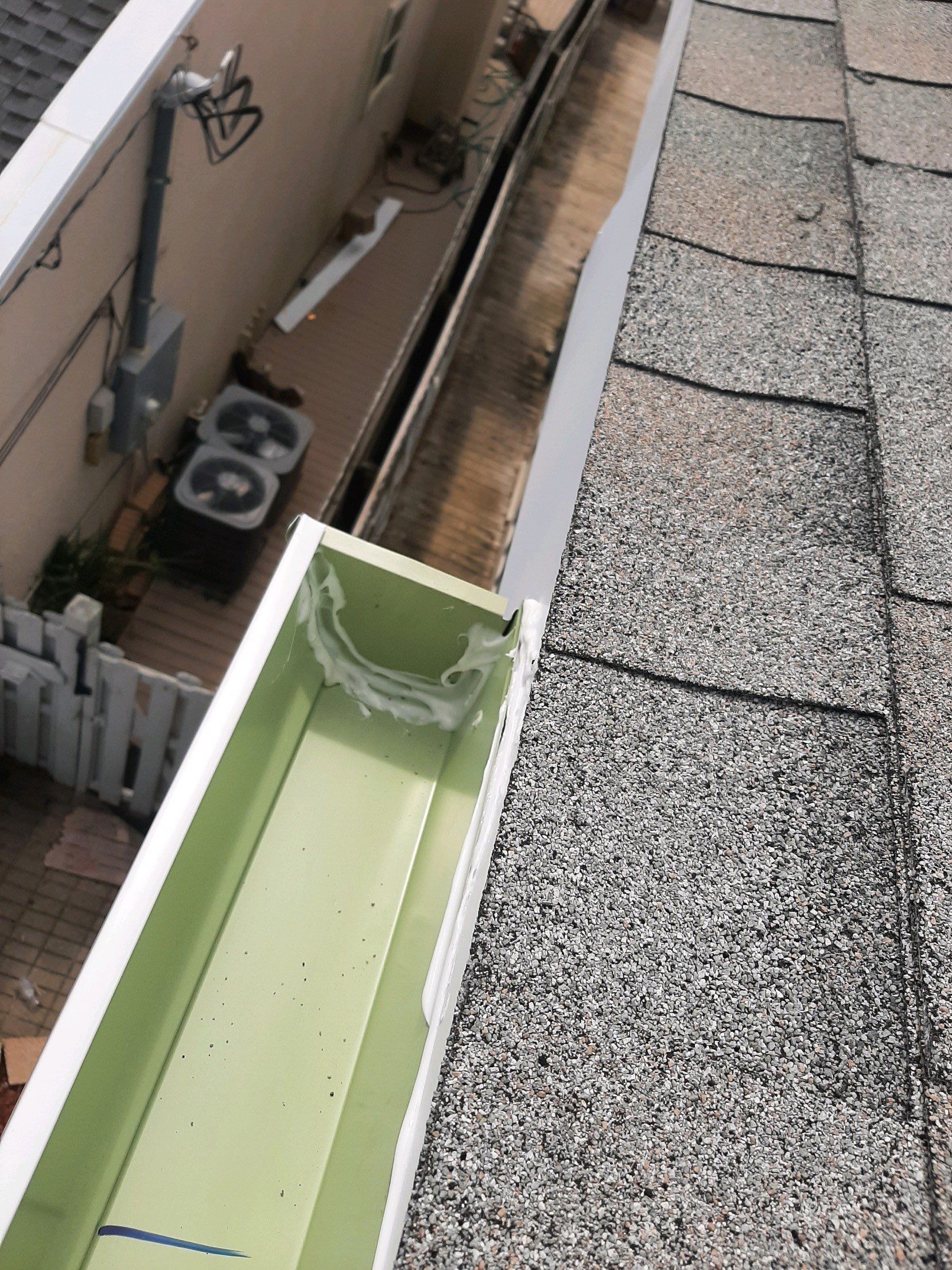 Gutter Installation using K-Style Seamless Gutters by Gutter Professors