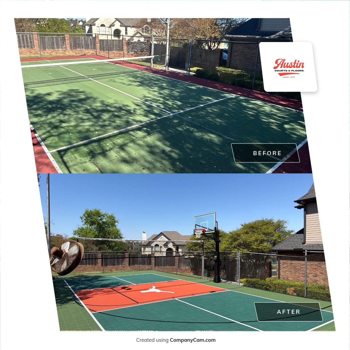 Campana 28 X 61 Refurb by Sport Court Austin