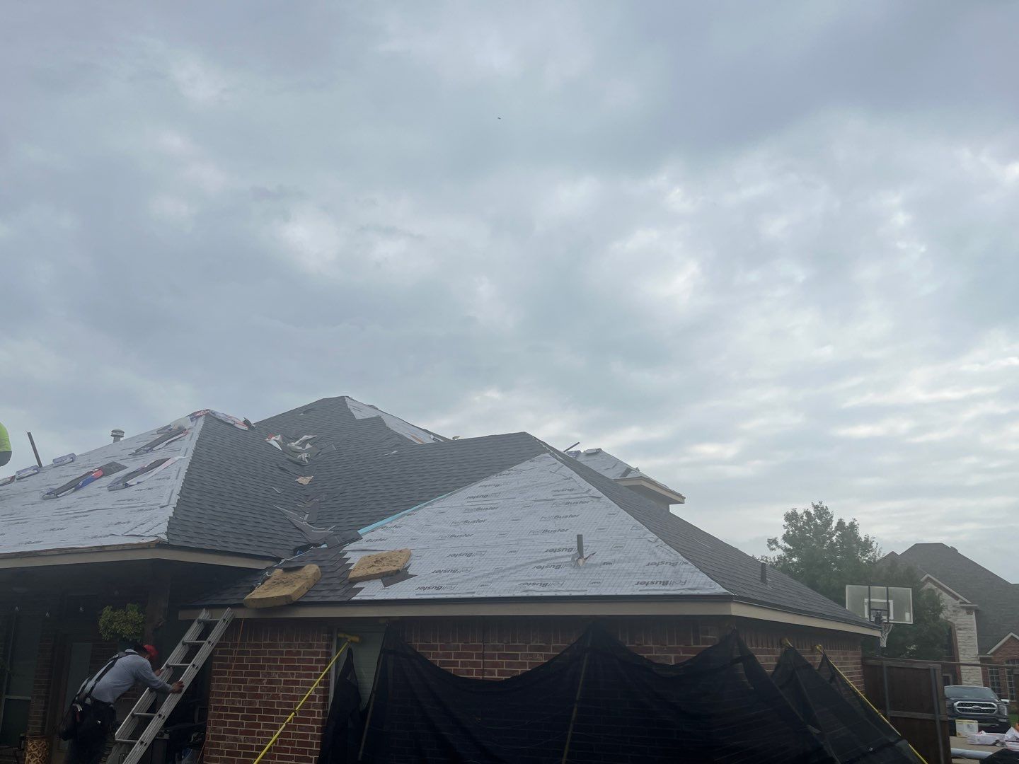 Full Roof Replacement in Mansfield Texas - GAF MasterElite Golden Pledge 25 year Warranty by First United Roofing & Construction