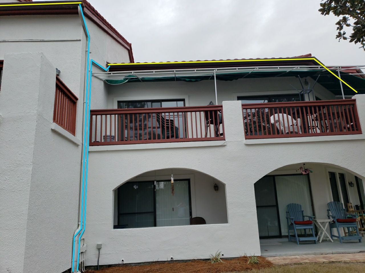 Gutter Installation using 6 Inch Seamless Gutters in Musket Brown by Gutter Professors