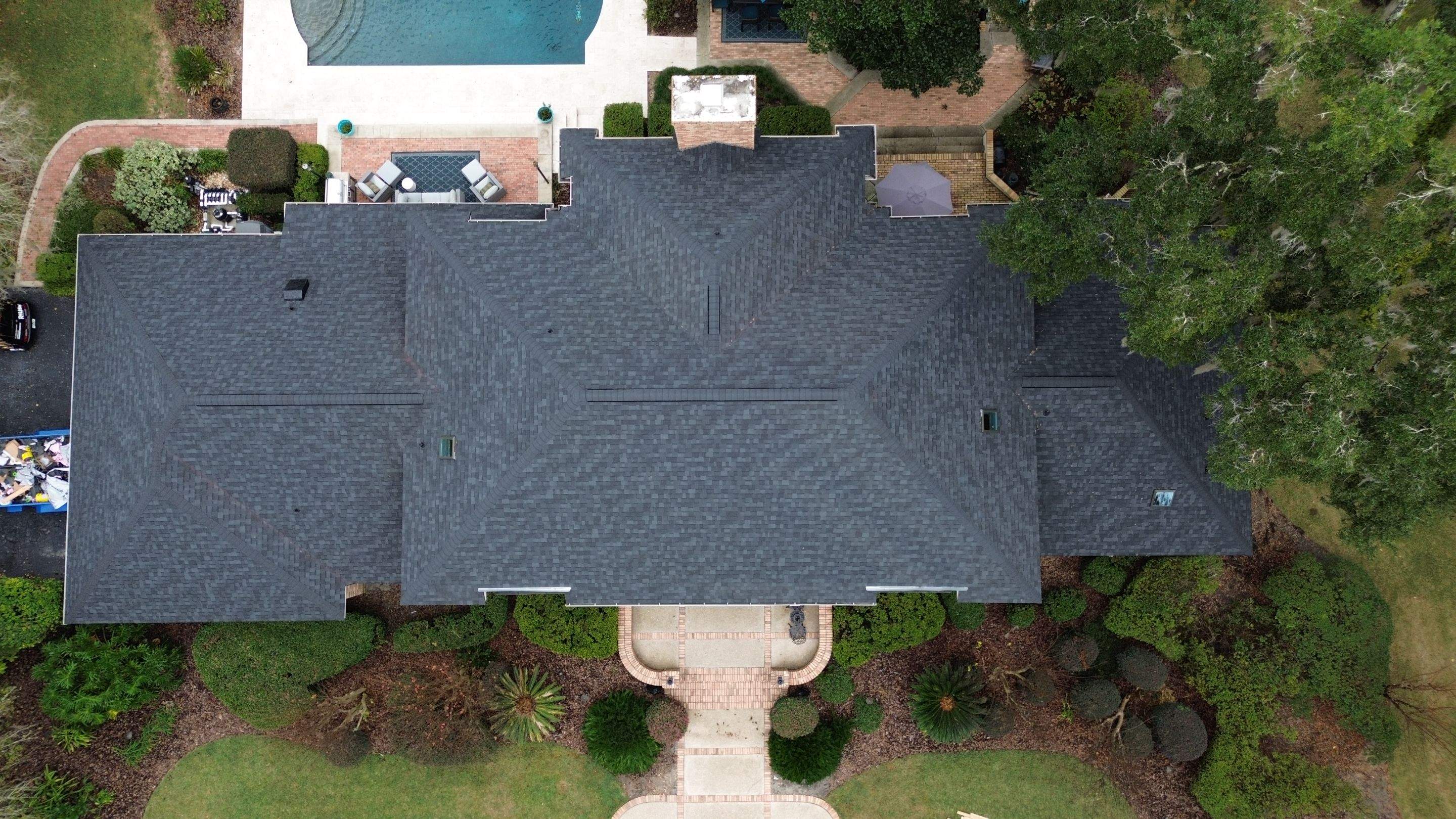 Large 60 sq reroof in Gainesville, FL by Brehm Roofing