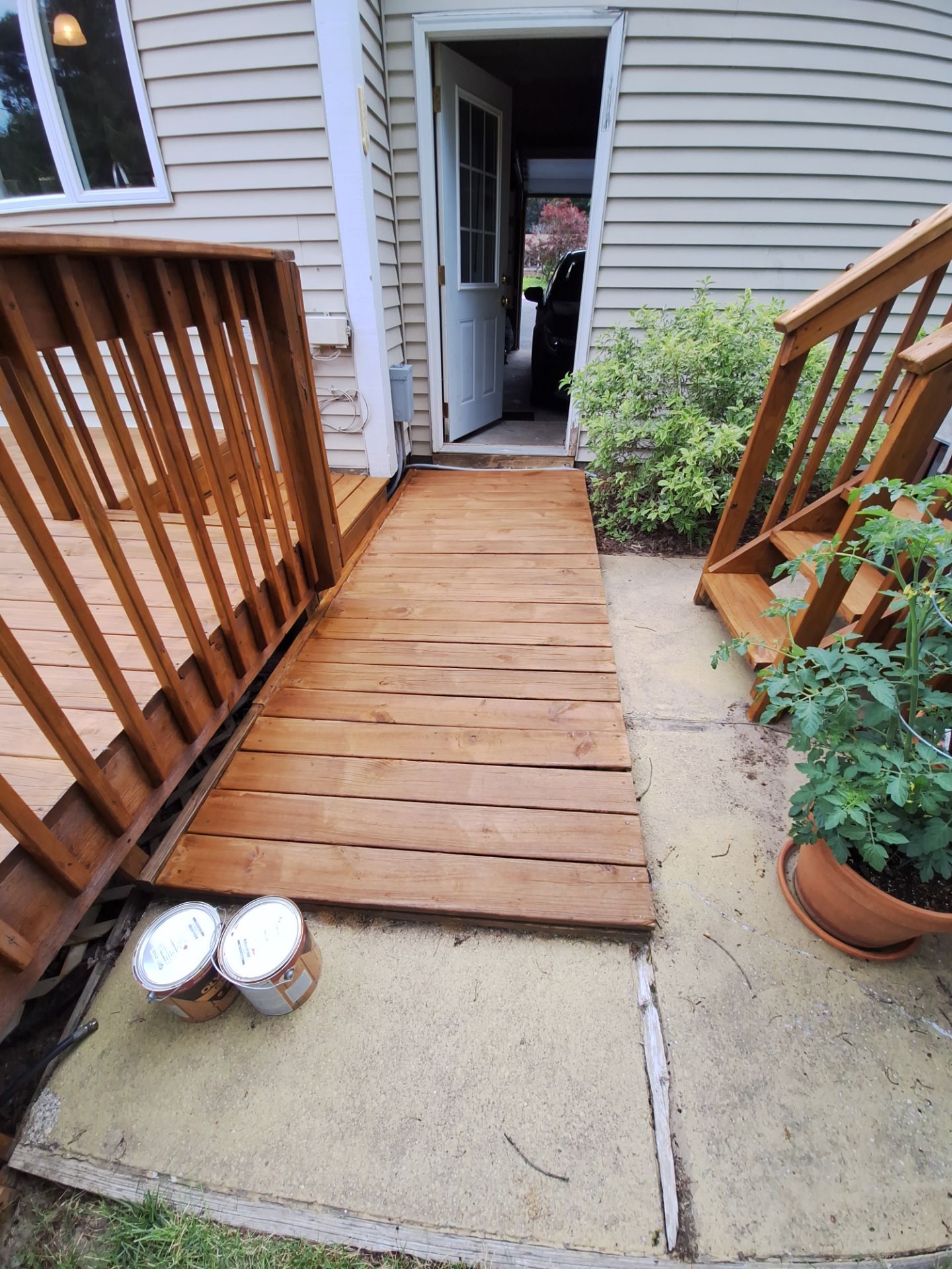 Deck Wash & Stain Transformation | Spring Lake, Michigan by Gordon Painting