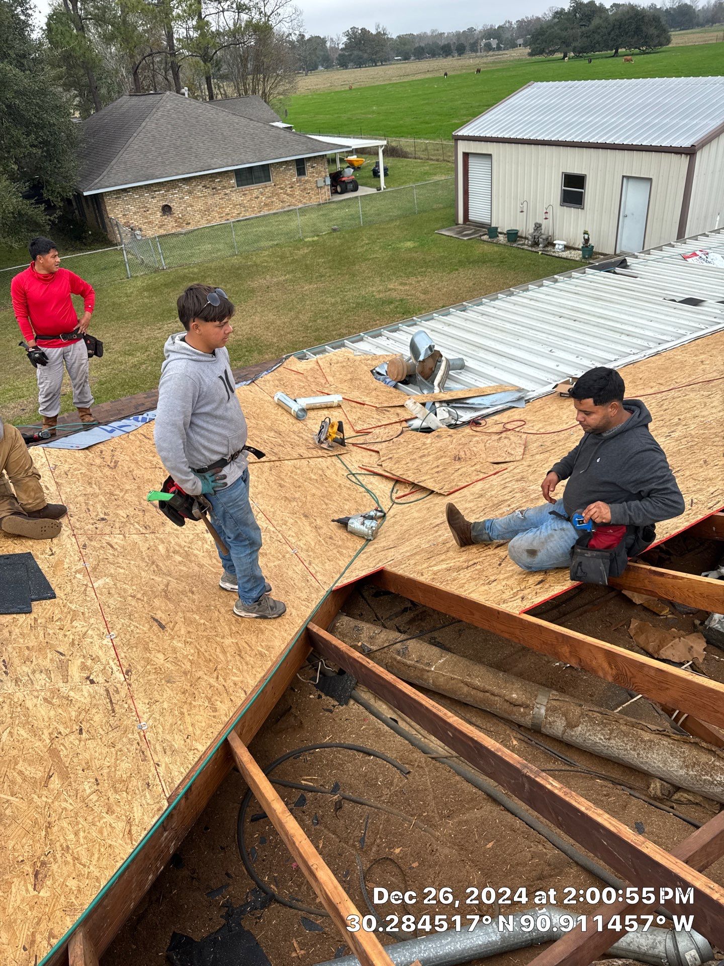 Residential Roof and Deck Replacement. by Top Team Construction