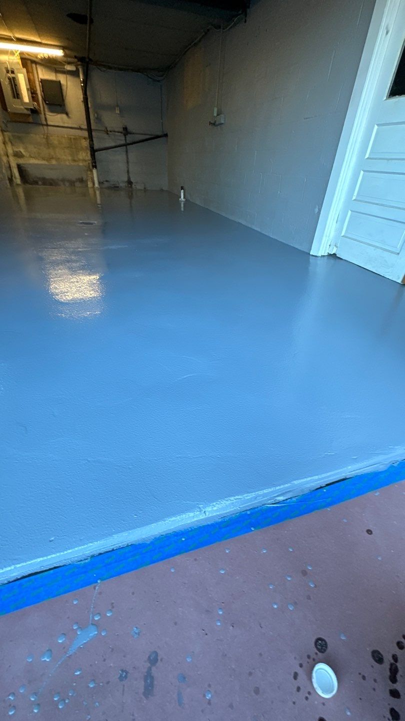 Basement + Garage Project in Pittsburgh by Floors in a Day, Inc