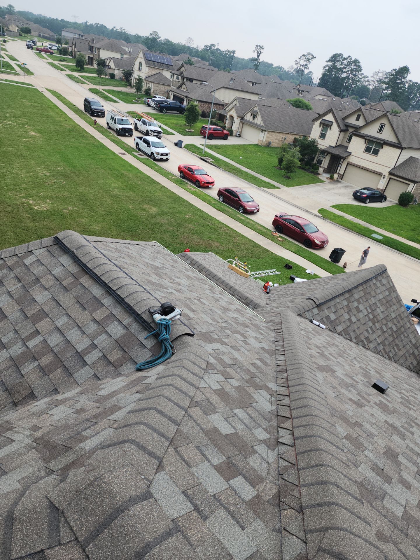 Residential Roofing Installation using Owen's Corning Duration (Lifetime) Shingles by Roof Repair Company