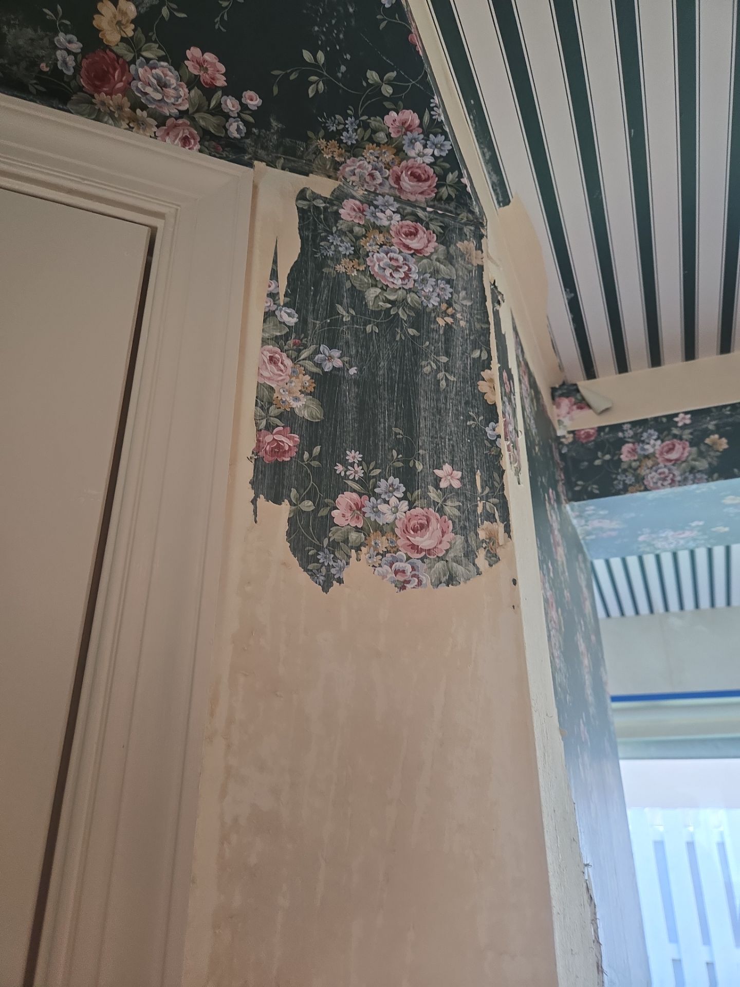 Wallpaper Removal / Interior Painting  by John “The Greek” Painting