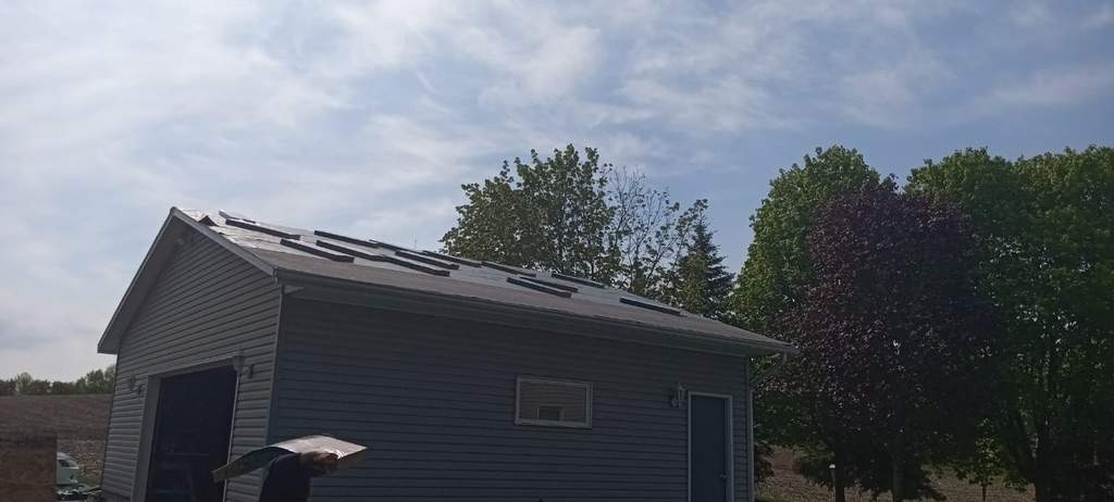 Residential Roofing Installation using Certainteed Landmark Moire Black by MODERN EXTERIOR SYSTEMS