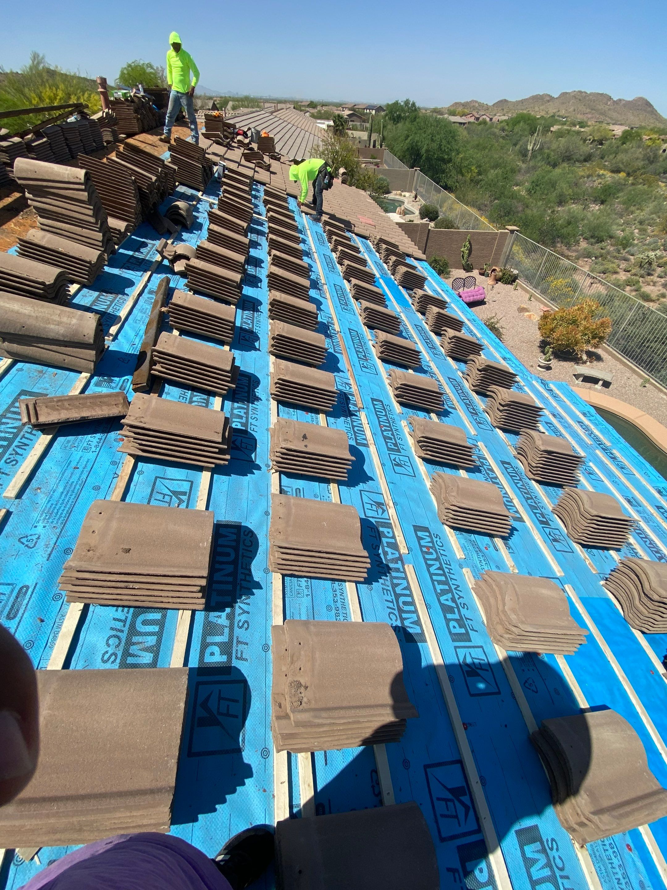 Sandstone Concrete Tile by Reimagine Roofing