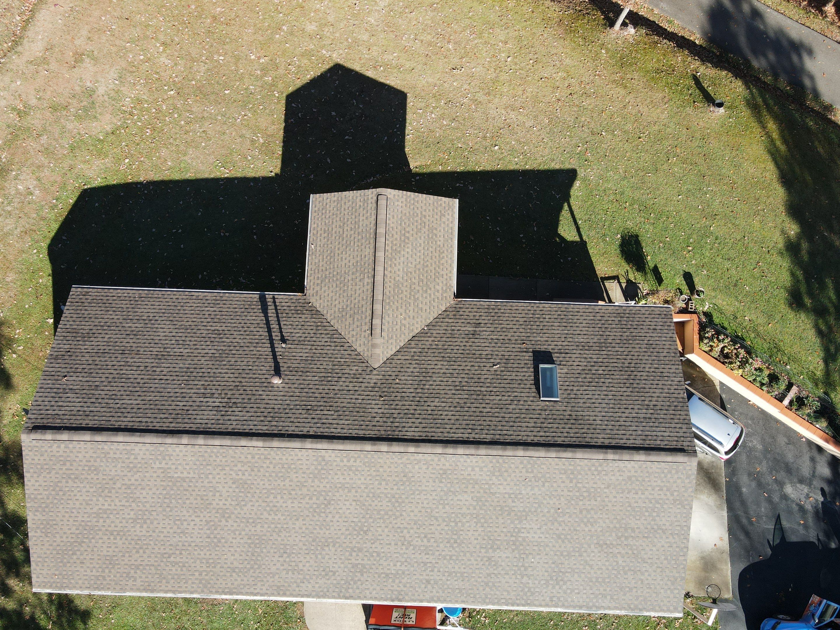 Residential Roofing Installation using GAF Timberline HDZ Barkwood by Rainstoppers Roofing