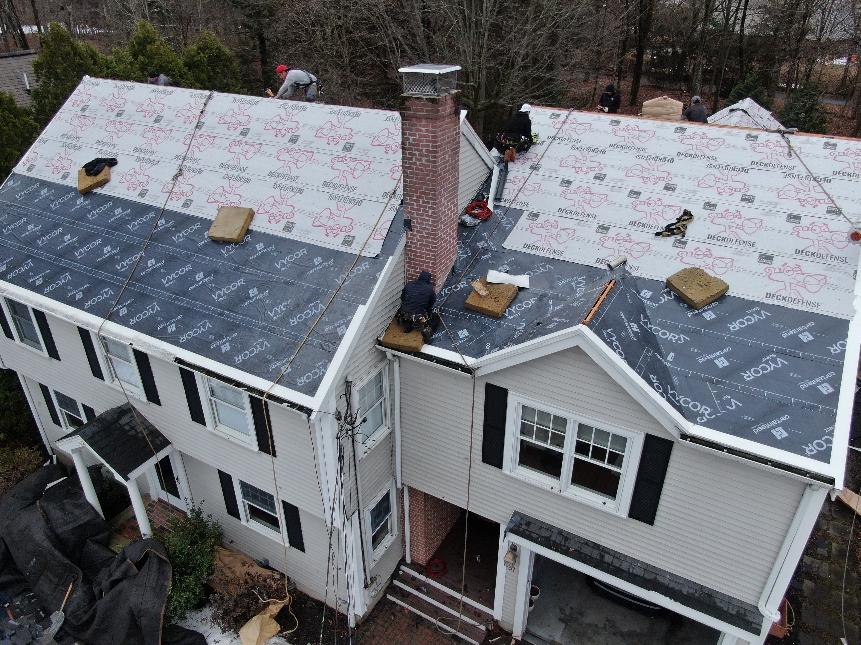 lFull Roof Replacement + Emergency Ice Dam Removal — Lexington, MA by Mighty Dog Roofing of Greater Middlesex County