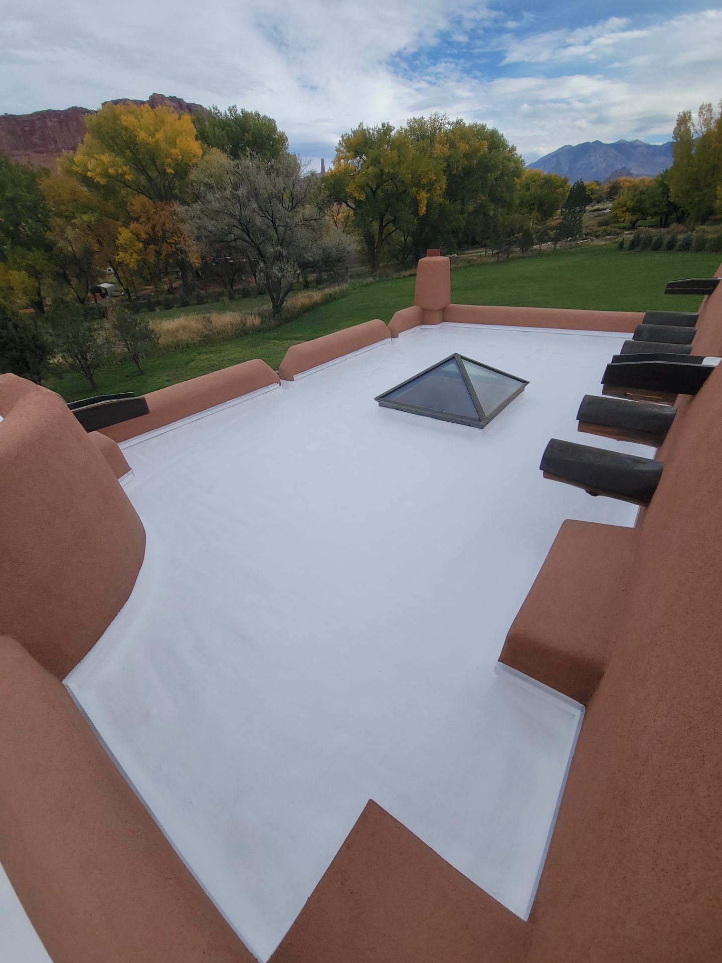 White Flat Roof Installation in Castle Valley, UT by Innovative Roofing Solutions
