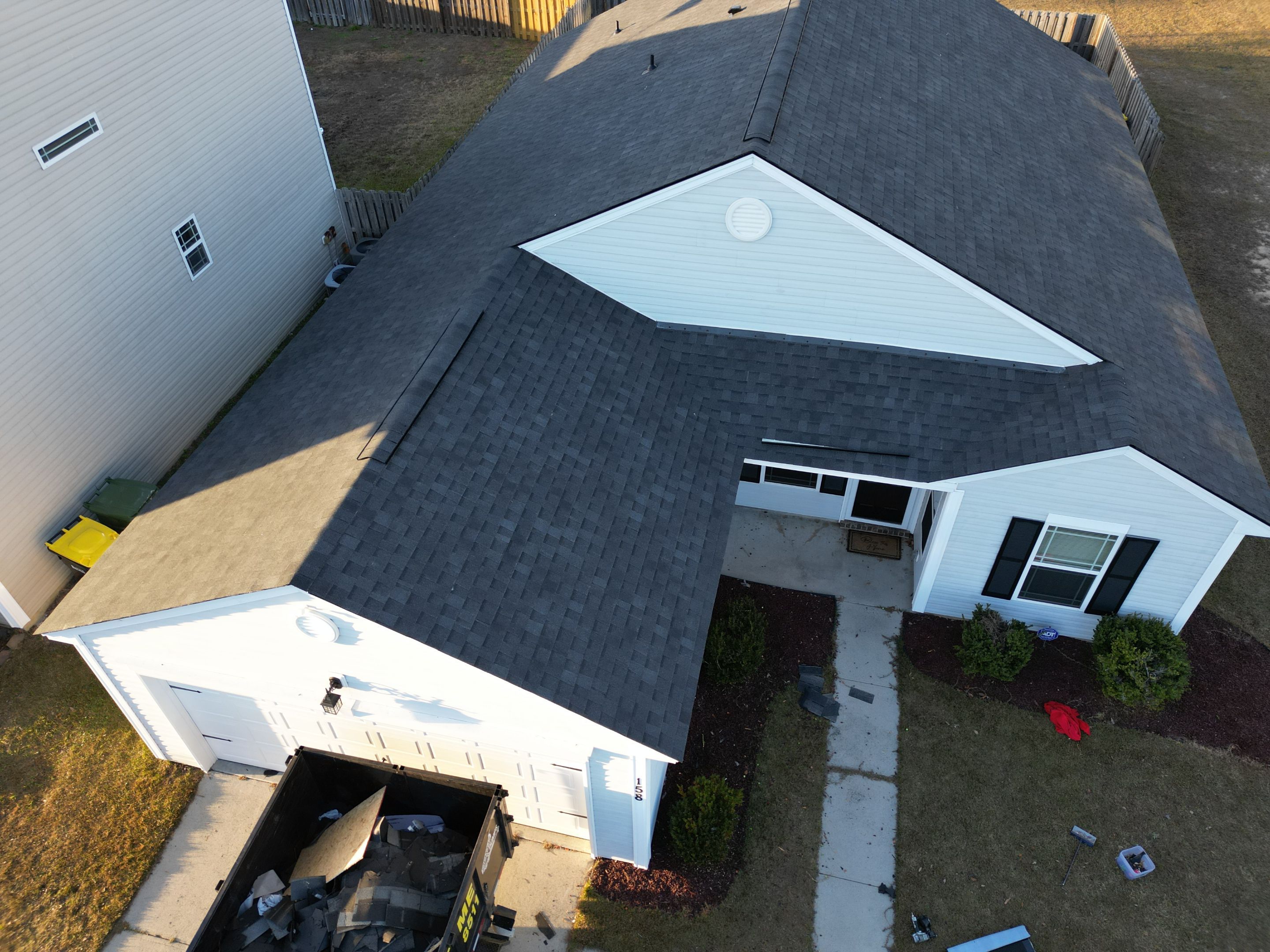 Residential Roofing Installation using Atlas Pinnacle Pristine Black Shadow. by Talya Roofing