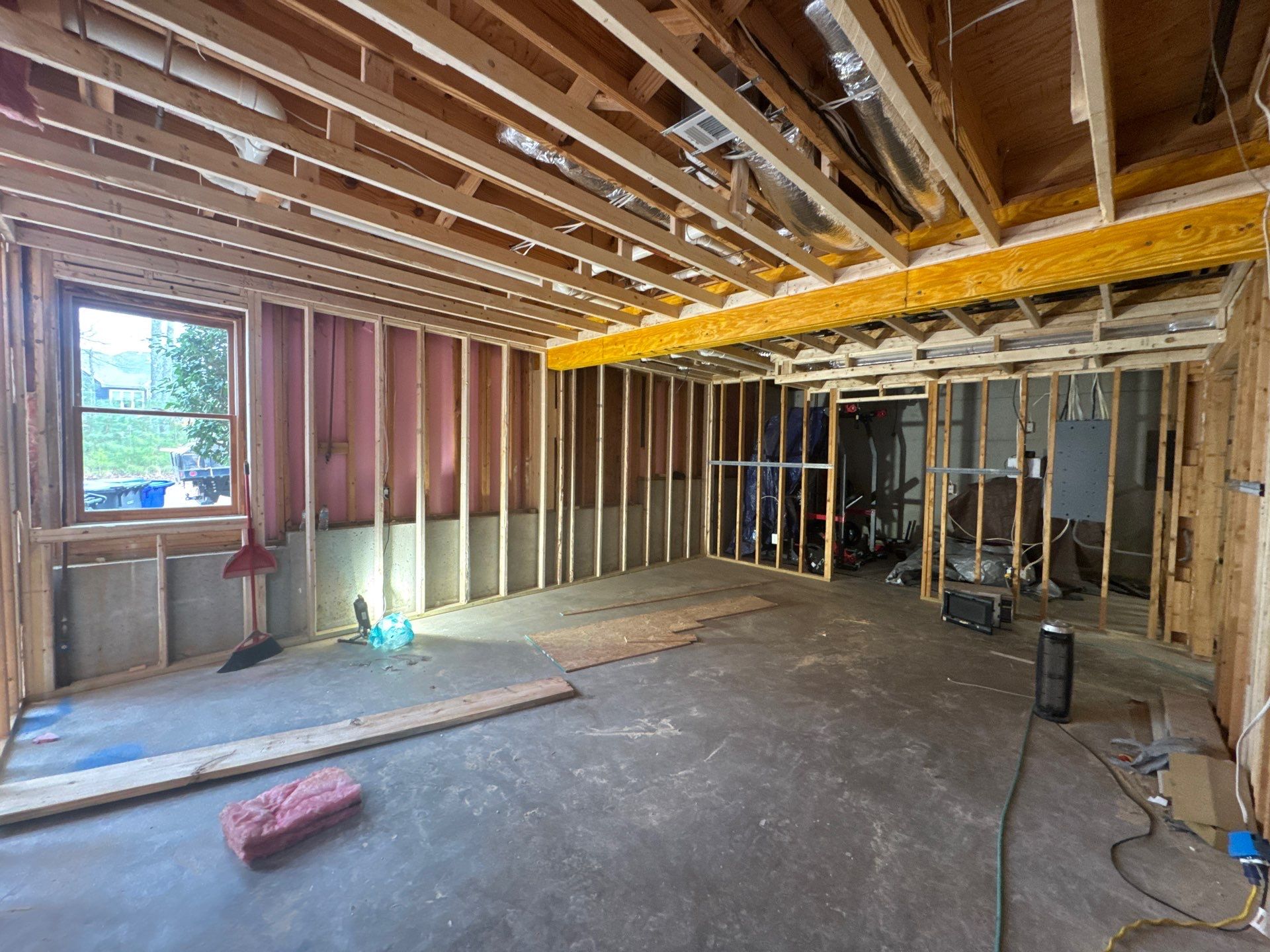 Full Basement Remodel in Powder Springs Featuring Custom Kitchenette by Swift Home Renovations