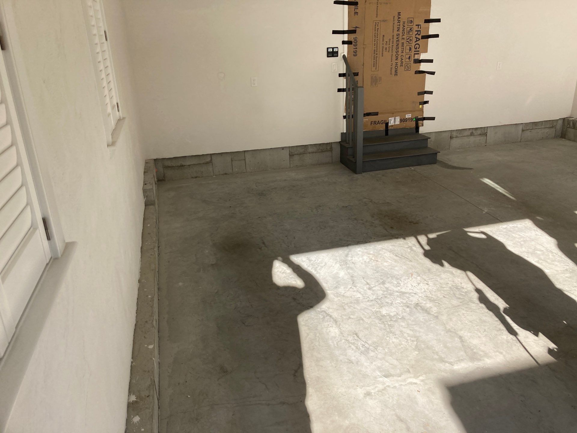 Cuddy Garage TransFLOORmation by Symphony Concrete Coatings