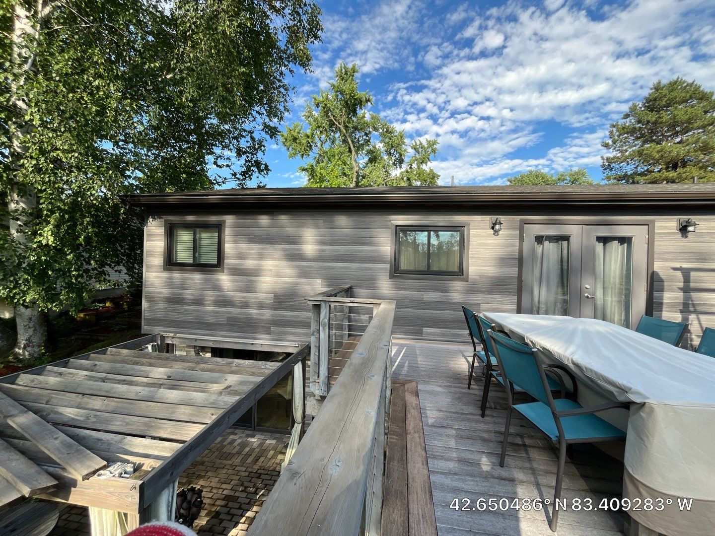 Siding Replacement using Alside Gray Oak by 180 Contractors