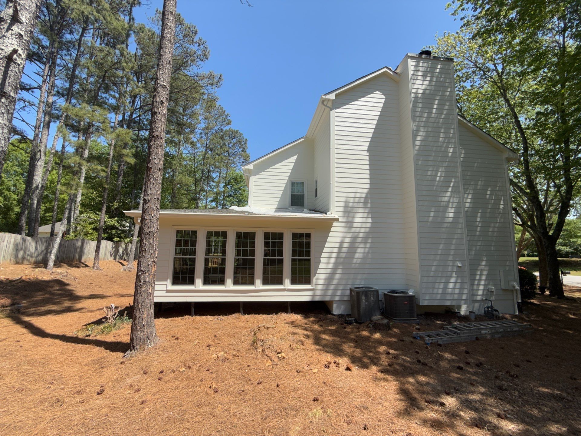 Roswell, GA Siding, Rotten Wood, Front Door Replacement, Exterior Paint, and Wood Deck Rebuild by Nelson Exteriors 