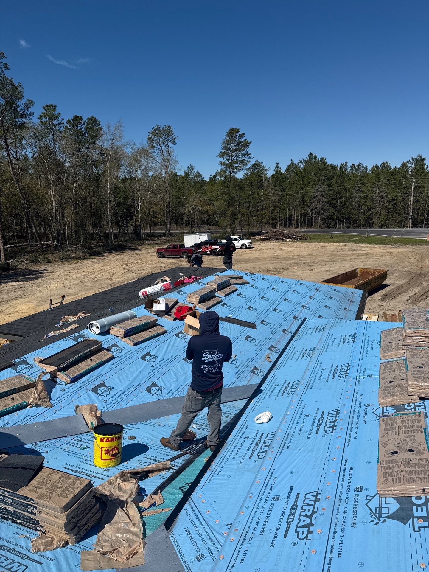 New Construction Roofing in Bronson, Florida by Brehm Roofing