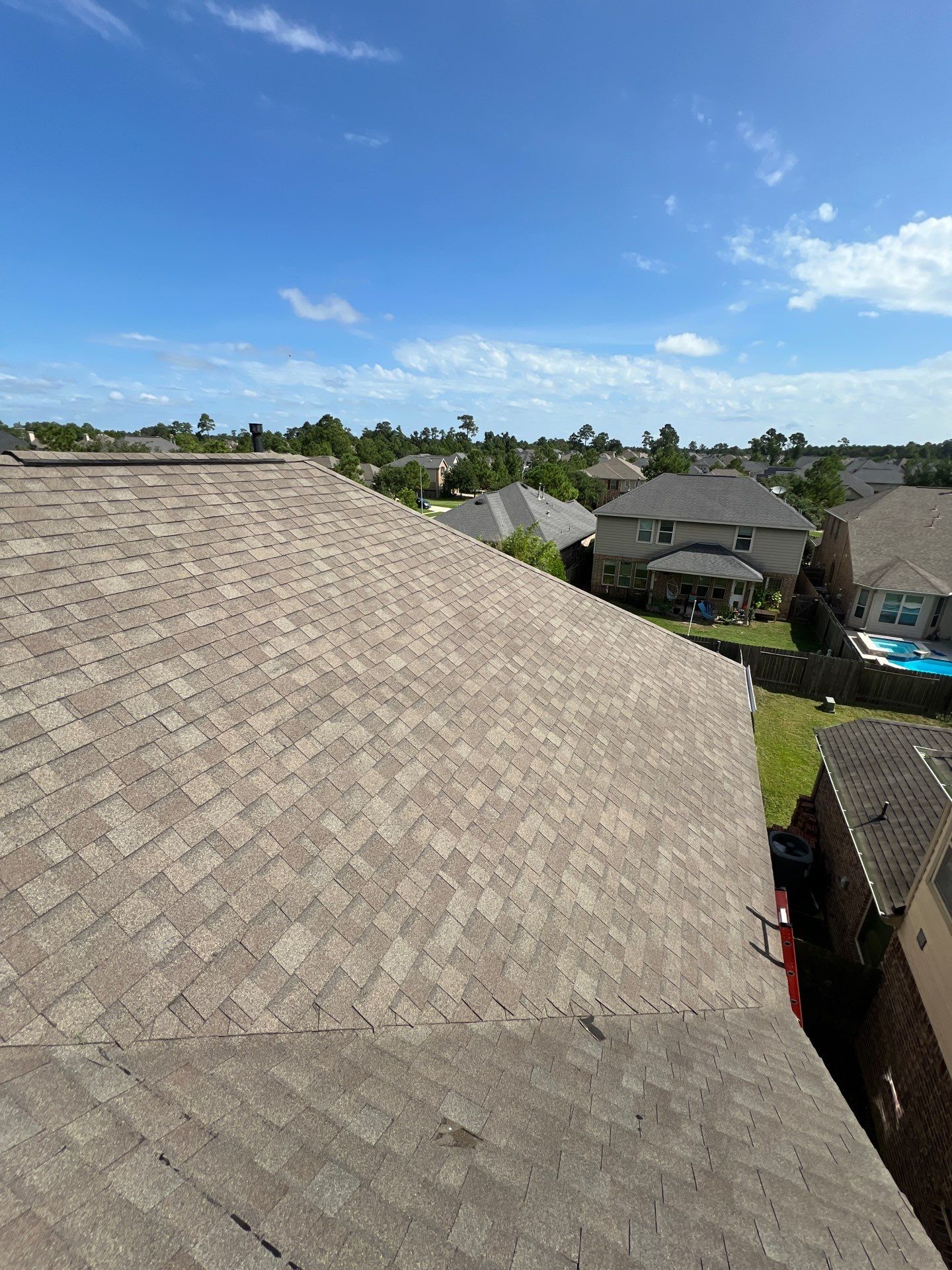 Hail Damage using Owen's Corning Duration (Lifetime) Shingles by Roof Repair Company