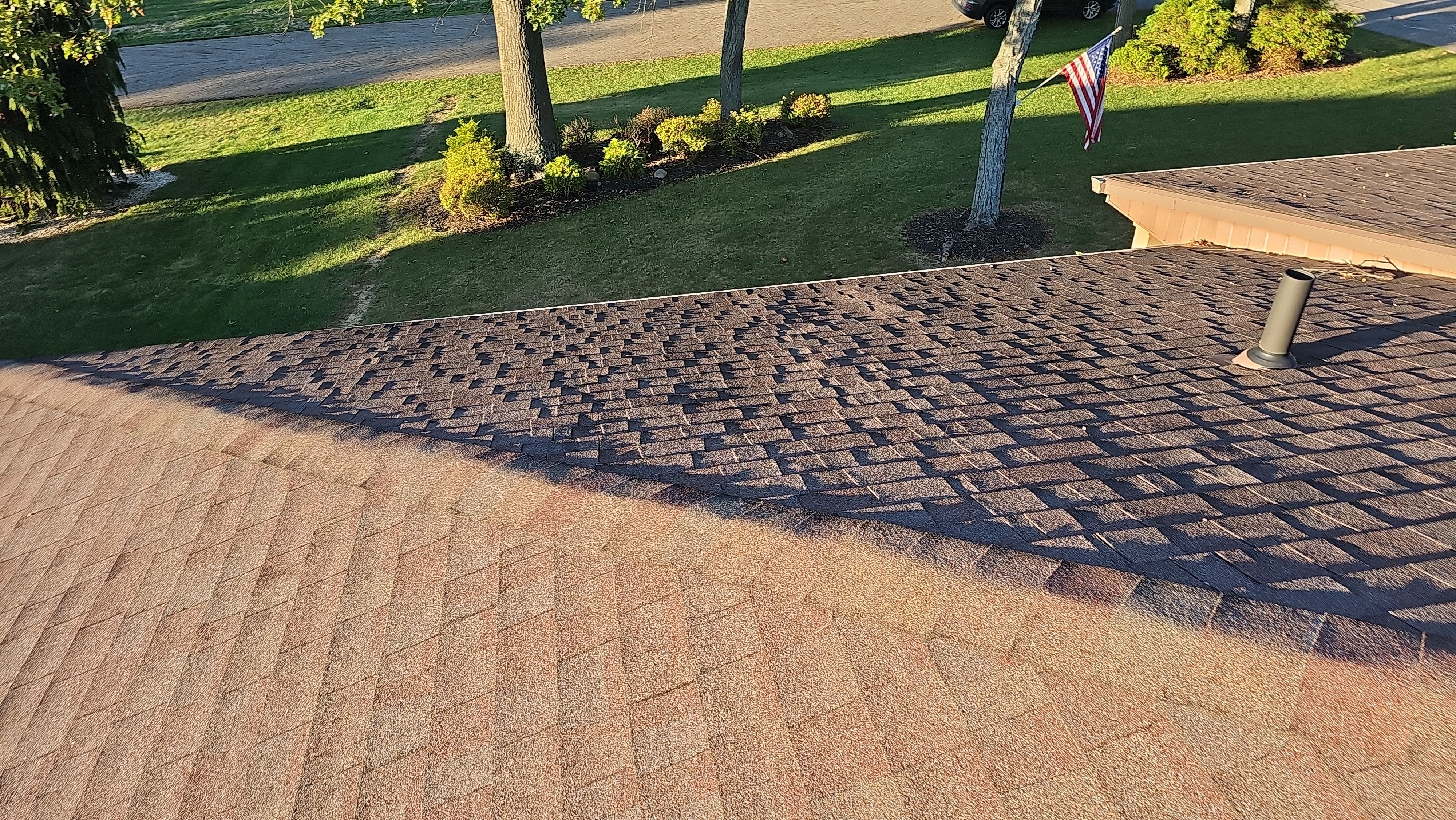 Atlas Pinnacle, Color, Burnt Hickory, Drip Edge, Color, Musket Brown by Eagle Eye Roofing