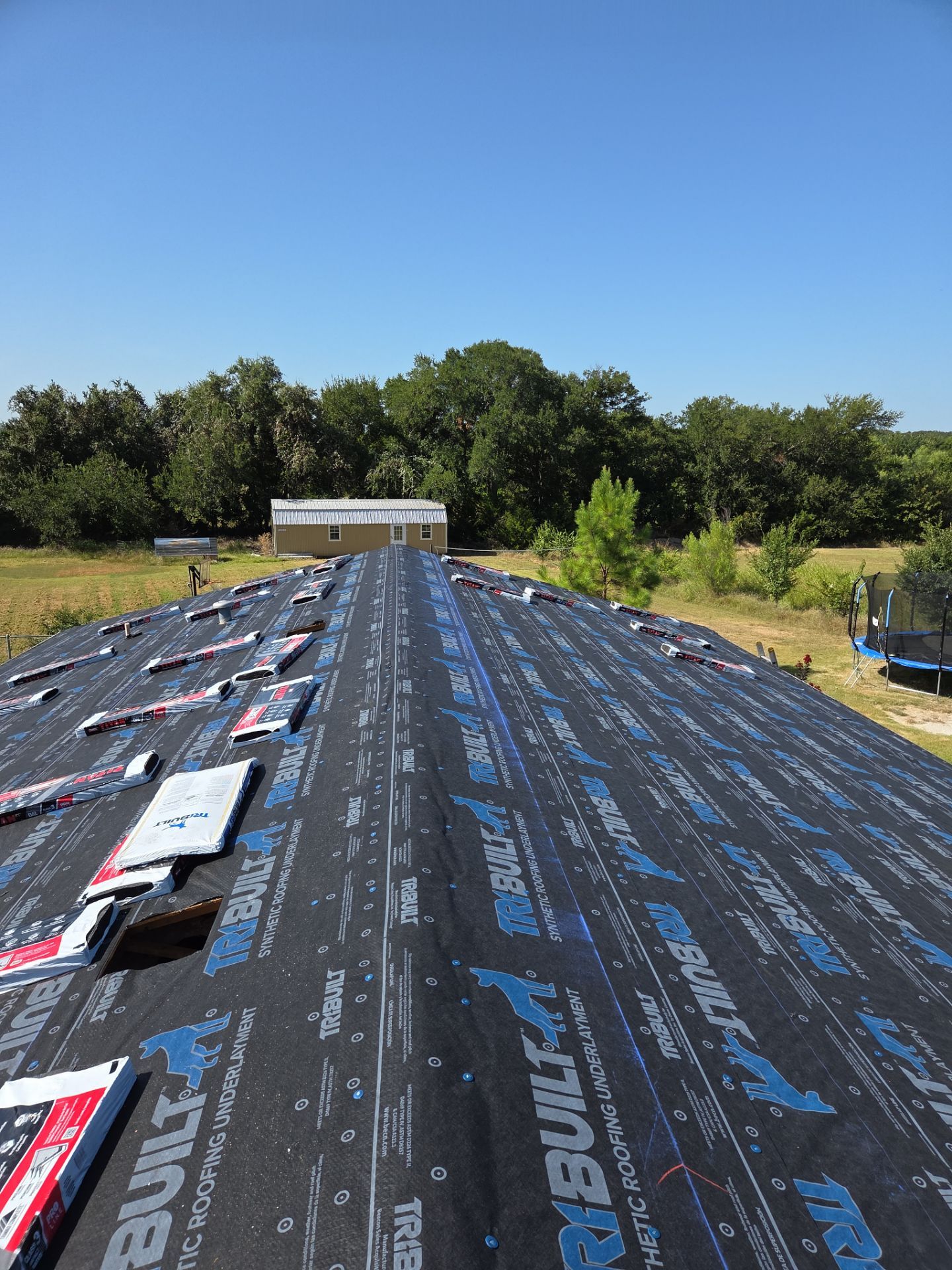 Project in Weatherford by Lonestar Roofing and Restoration LLC.