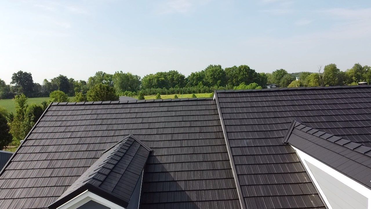 Rural Noblesville Indiana Metal Shake Roof Installation – Black Frost by 4Ever Metal Roofing